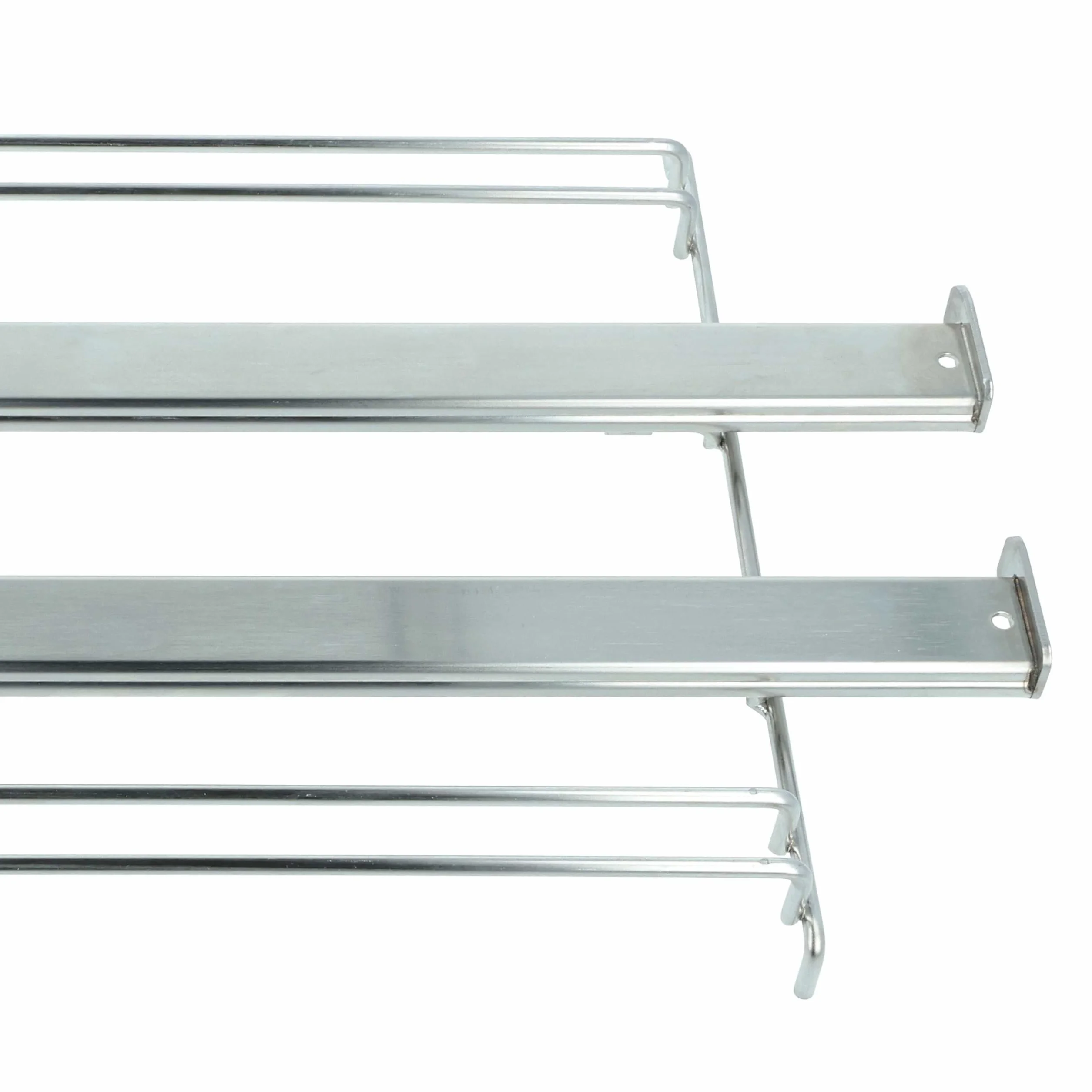 vhbw Zestaw teleskopowy do piekarników Gorenje BO758A31XG, BO75SY2B 2 pary szyn 23,5x27,5x3,5 cm