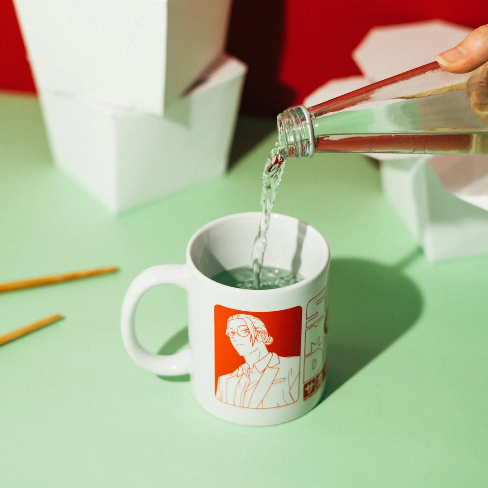 Grupo Erik Ceramic Mug Sakamoto Days Manga | 11.8 oz - 350 ml Coffee Mug Tea, Cool Mugs and Cups | Anime Gifts Under 10 Pounds, Gifts For Friends