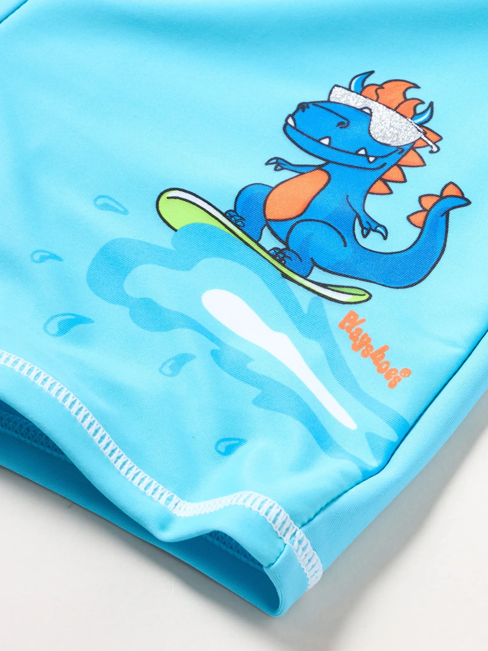 Playshoes Spodenki kąpielowe Chłopcy Badeshorts Dino