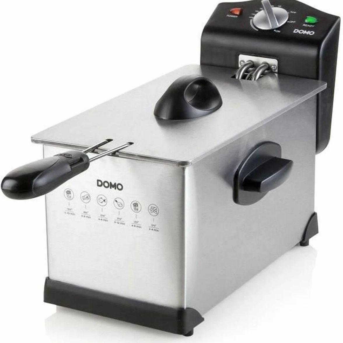 DOMO DO514FR frytkownica stal nierdzewna 3 l - 2000 W