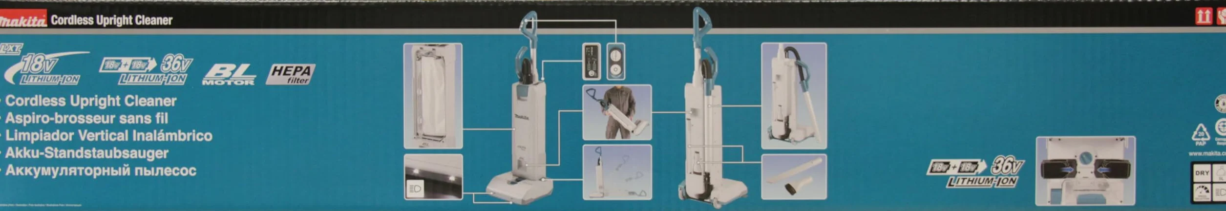 Makita Odkurzacz bezszczotkowy DVC560Z, 36 V