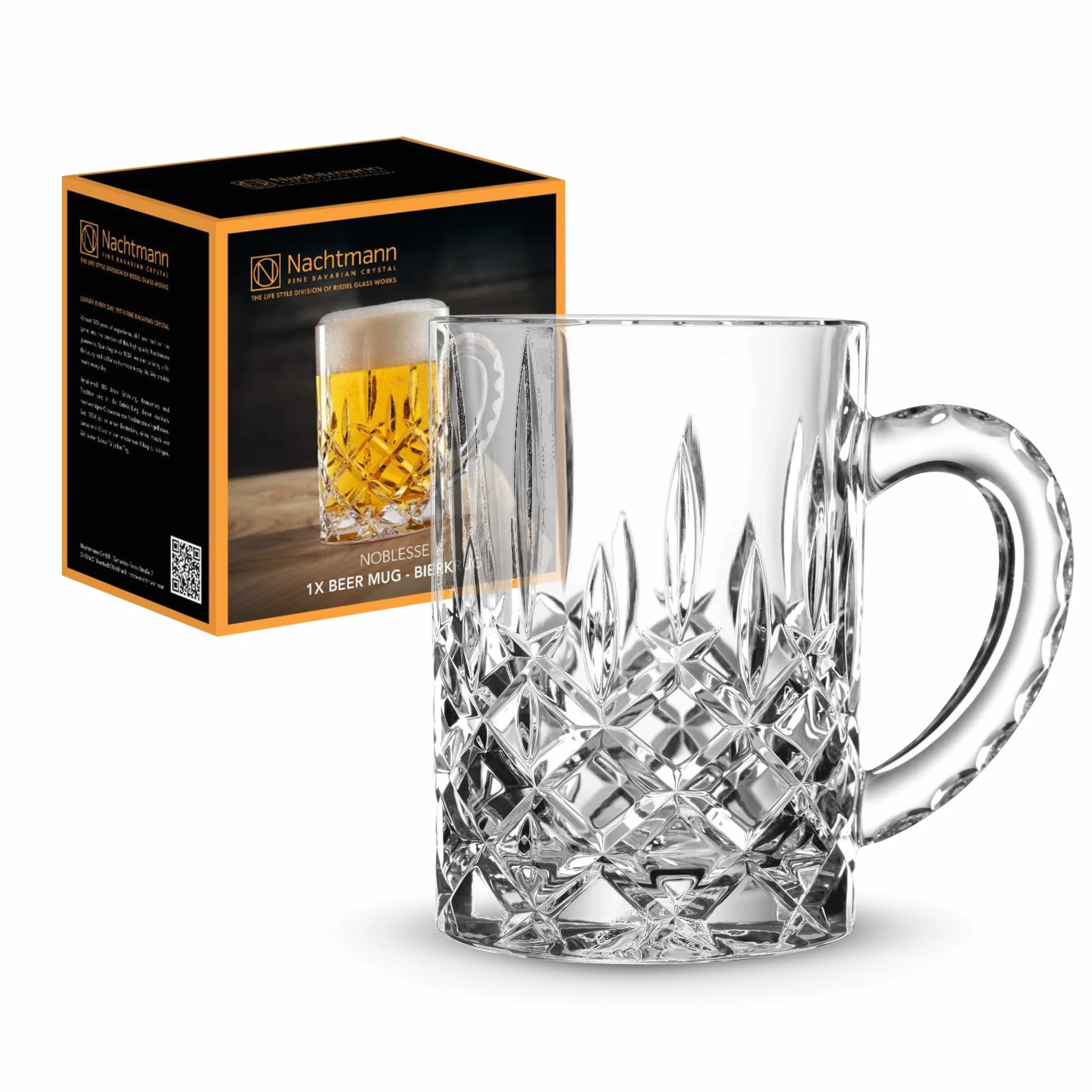 Spiegelau & Nachtmann Noblesse Kufel do Piwa 600 ml Szkło Przezroczysty