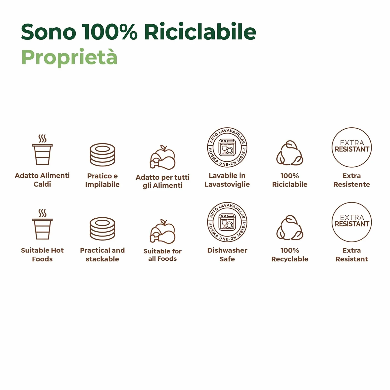 Łyżka cateringowa z tworzywa sztucznego do recyklingu 50 sztuk czarna