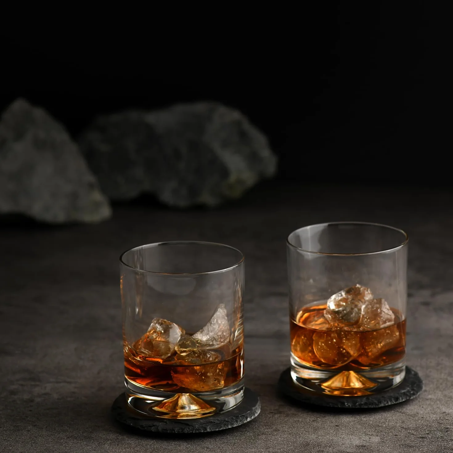 KROSNO Szklanki do Whisky | Zestaw 6 szt. | 260 ML | Kolekcja Mixology | Idealne do Domu, Restauracji i na Przyjęcie | Można Myć w Zmywarce
