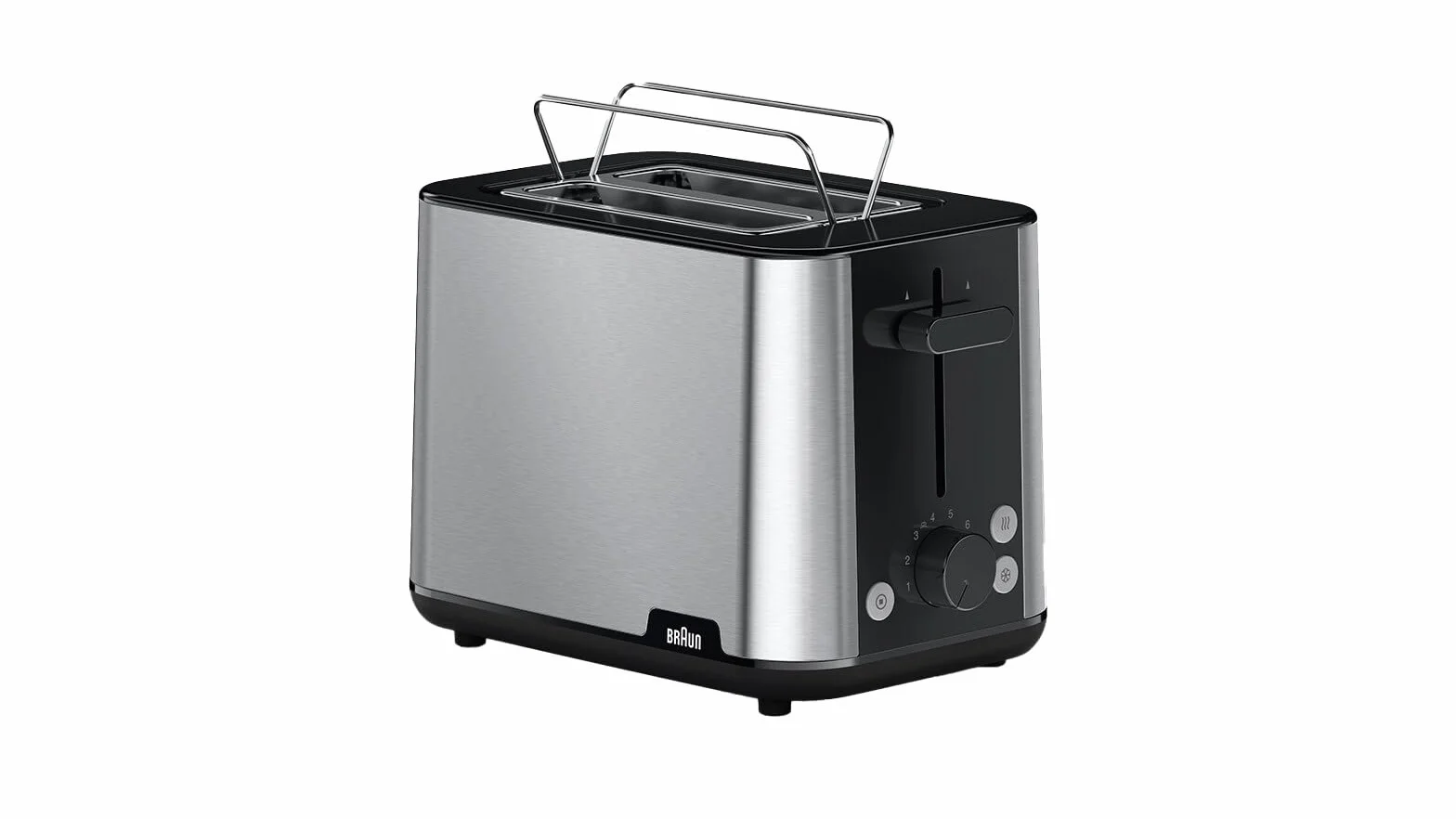 Braun Toster PurShine 2-gniazdowy 8 poziomów opiekania 900W HT1510BK czarny