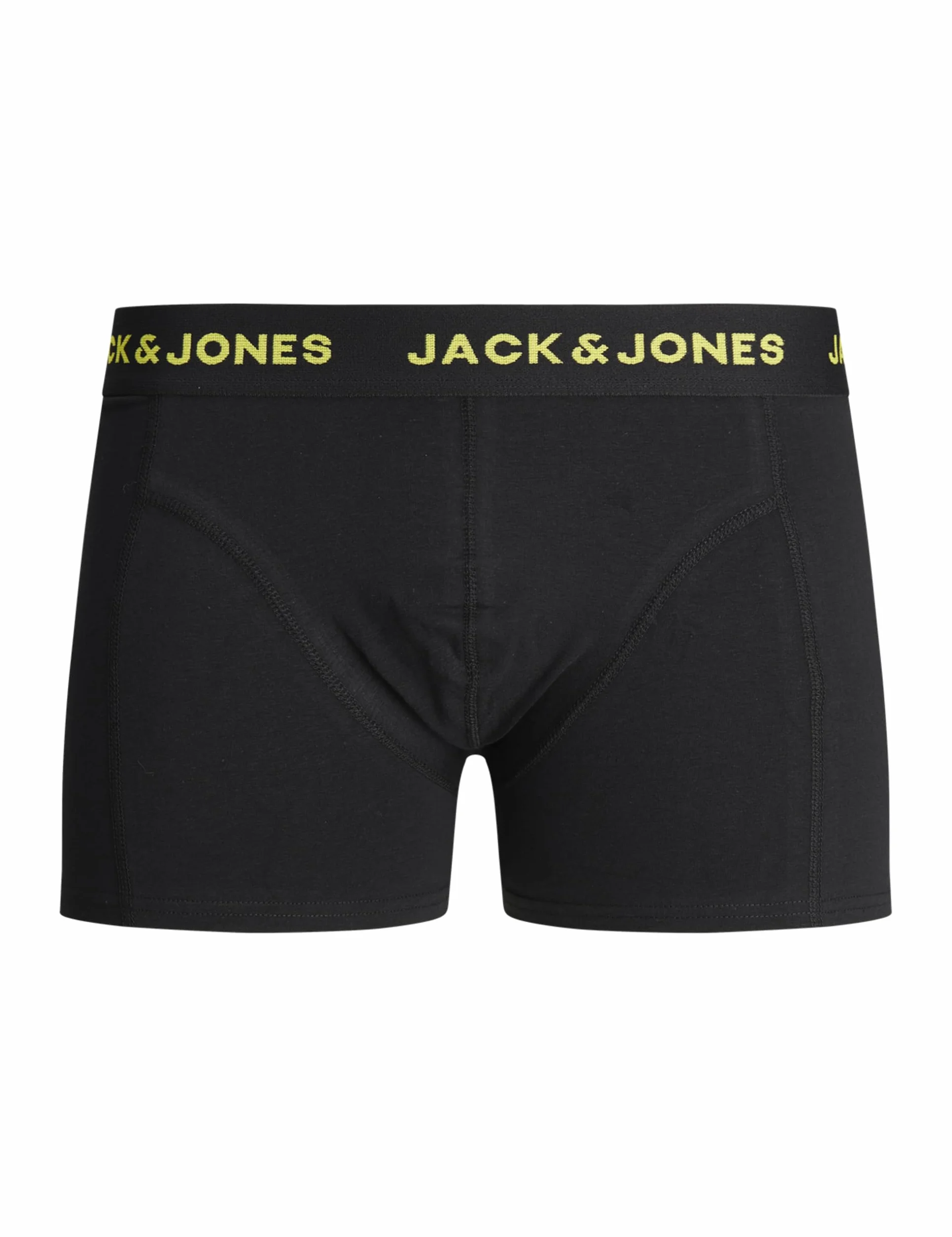 Jack & Jones Boy bokserki chłopięce, 3 sztuki, Sugar Skull Print, czarny/szczegóły: czarny – żółty, 128