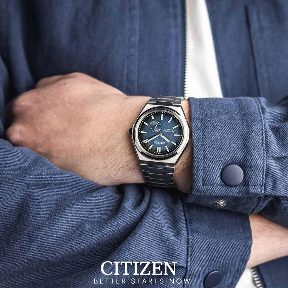 CITIZEN NK5020 Zenshin 60 Super Titanium automatyczny zegarek męski z tytanowym paskiem i szafirowym szkłem
