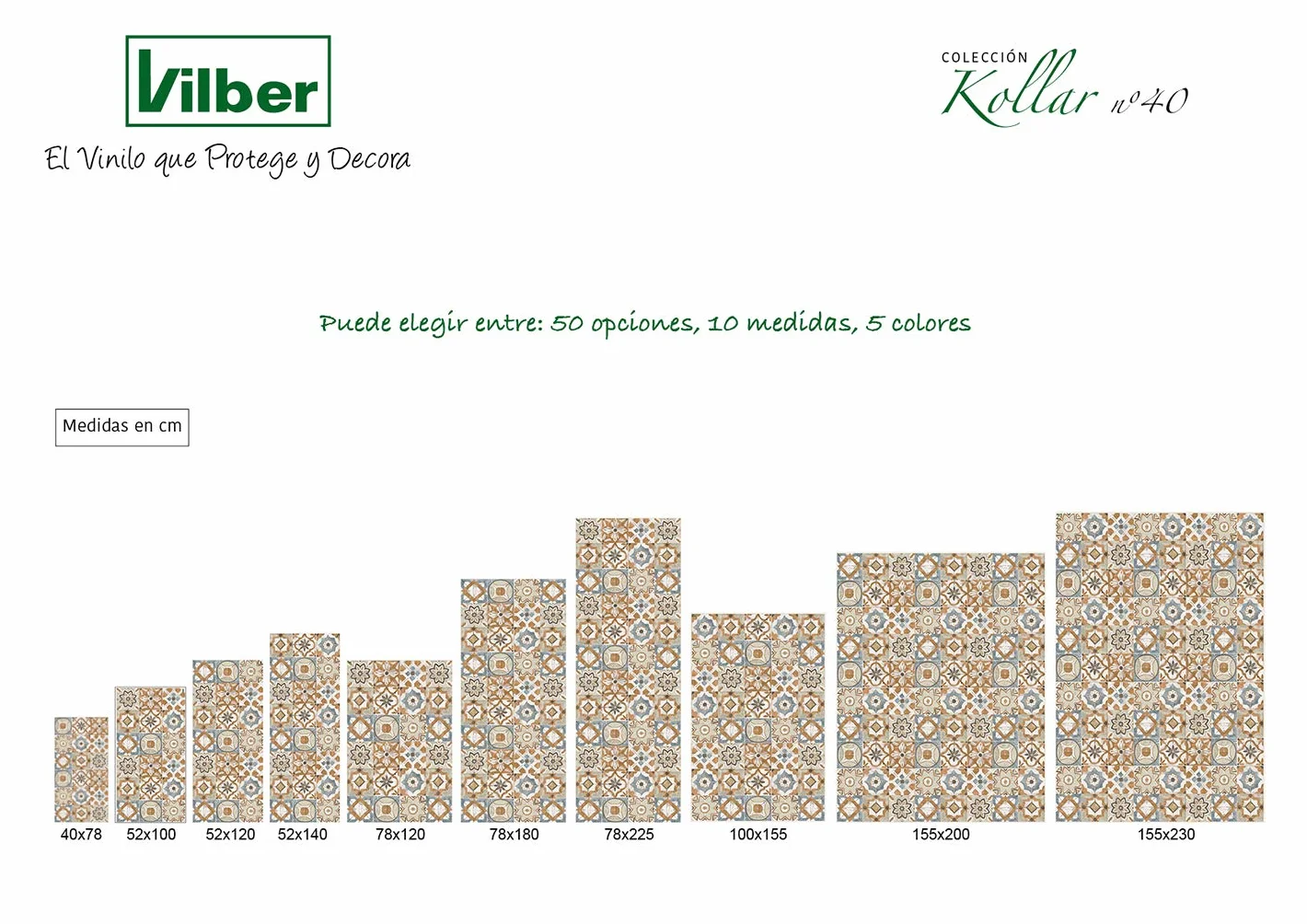 Dywan Vilber 155 x 230 x 0,22 cm wielokolorowy