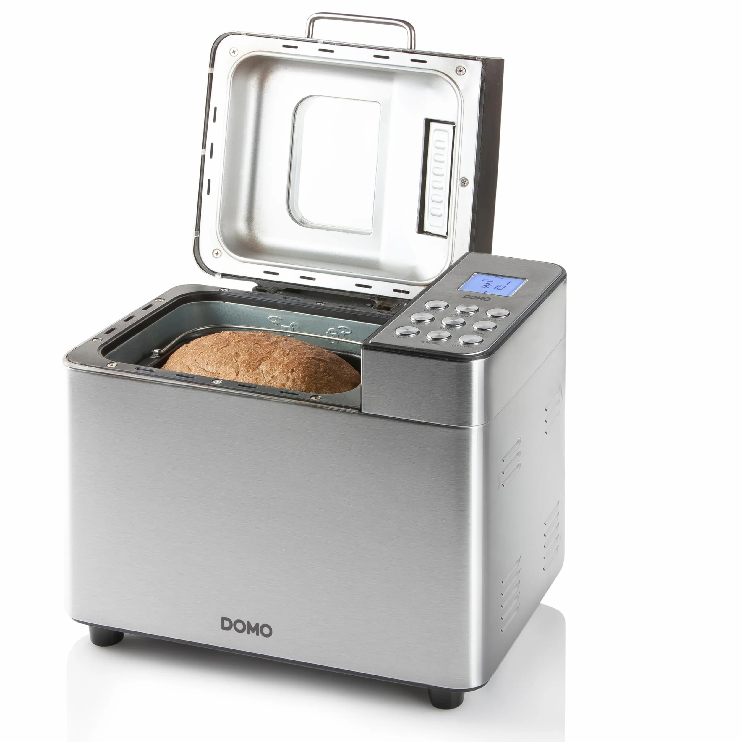 DOMO B3971 automat do pieczenia chleba, czarny, srebrny (matowy), tworzywo sztuczne