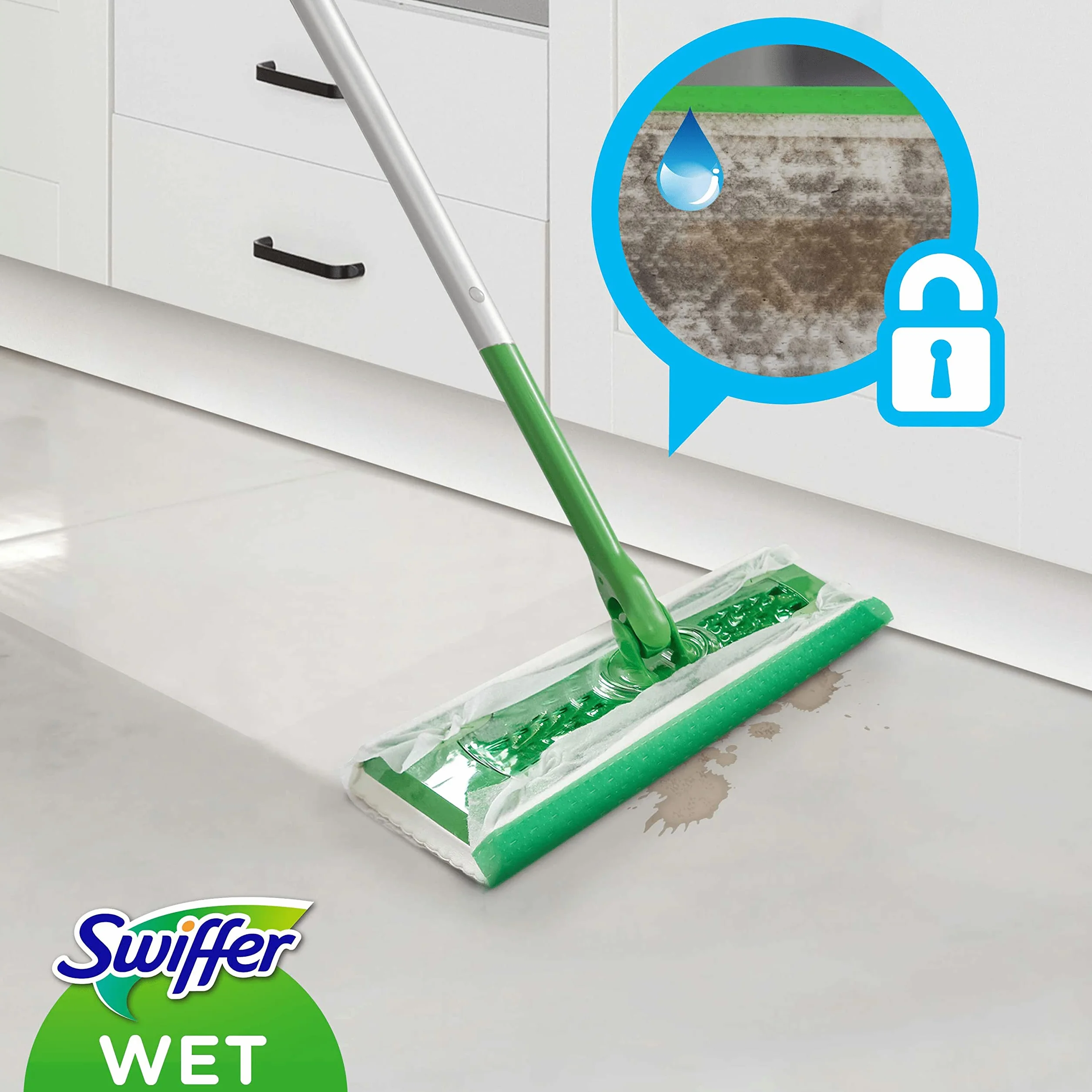 Swiffer Mokre Chusteczki do Podłóg Zapach Cytrusowy 10 Sztuk