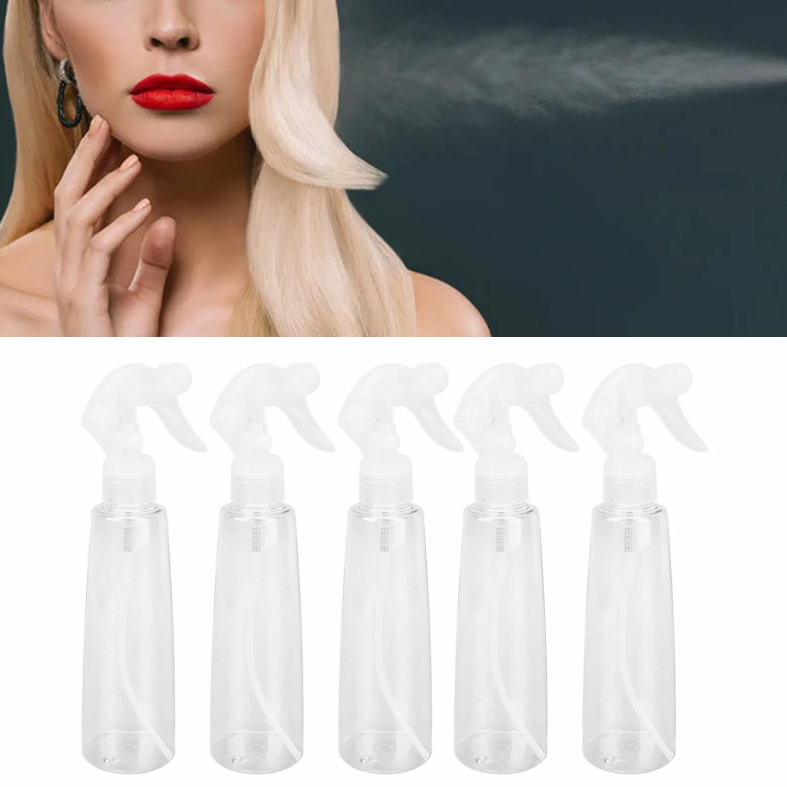 Butelka z rozpylaczem 200 ml plastikowa pusta mgła do czyszczenia