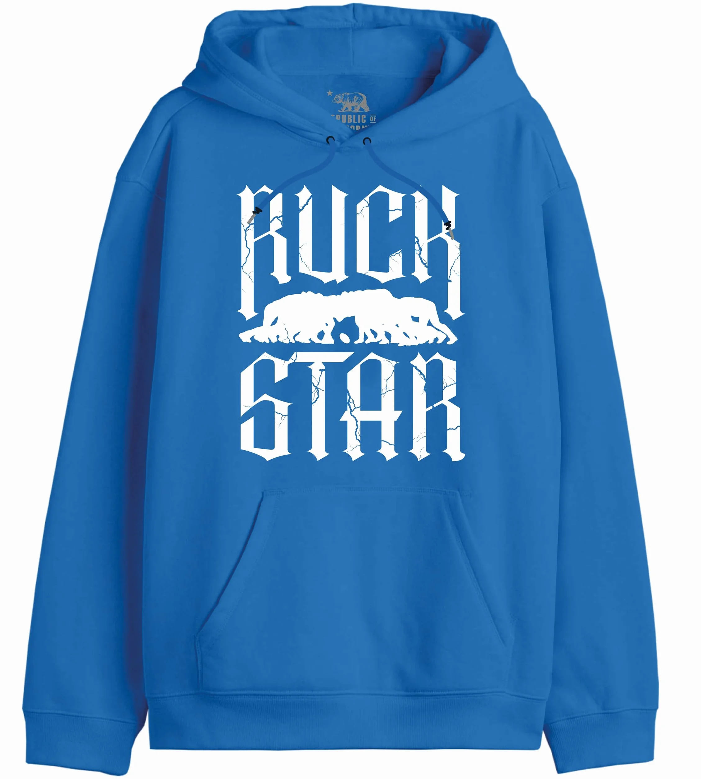 Republic Of California "Ruck Star" UXREPCZSW031 Bluza męska, królewska, rozmiar L, Royal, XS