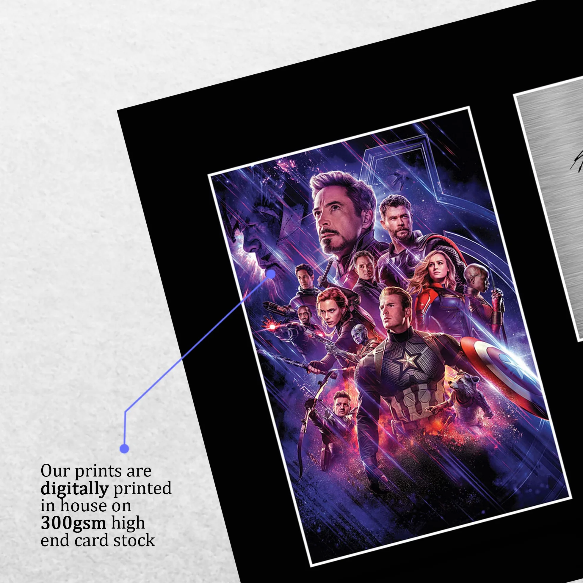 Avengers Endgame A4 Drukowane Podpisane Zdjęcie Z Autografem Robert Downey Jr Chris Evans