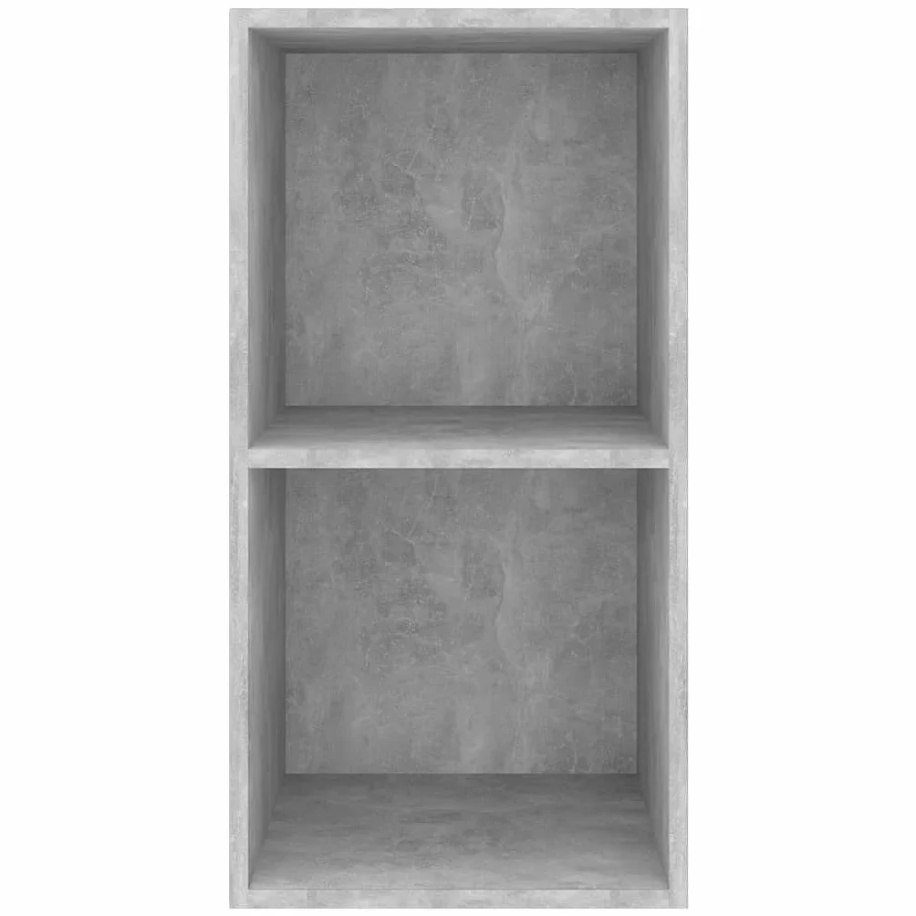 vidaXL Wisząca szafka pod TV, szarość betonu, 37x37x72 cm
