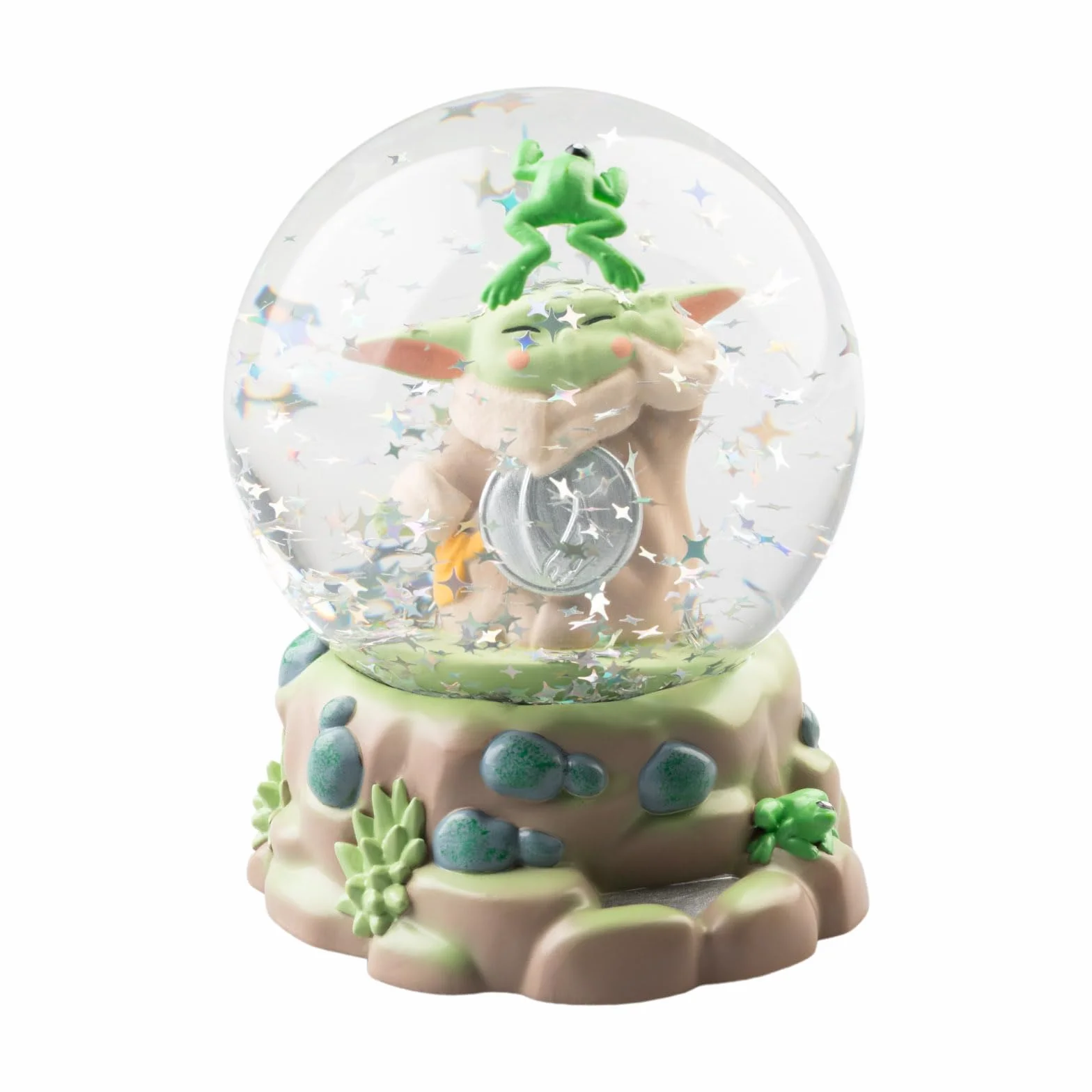 Grupo Erik Snow Globe - Star Wars The Mandalorian and Grogu Gifts for Christmas | Snow Globes for Adults & for Children | Star Wars Gifts under 15 Pounds