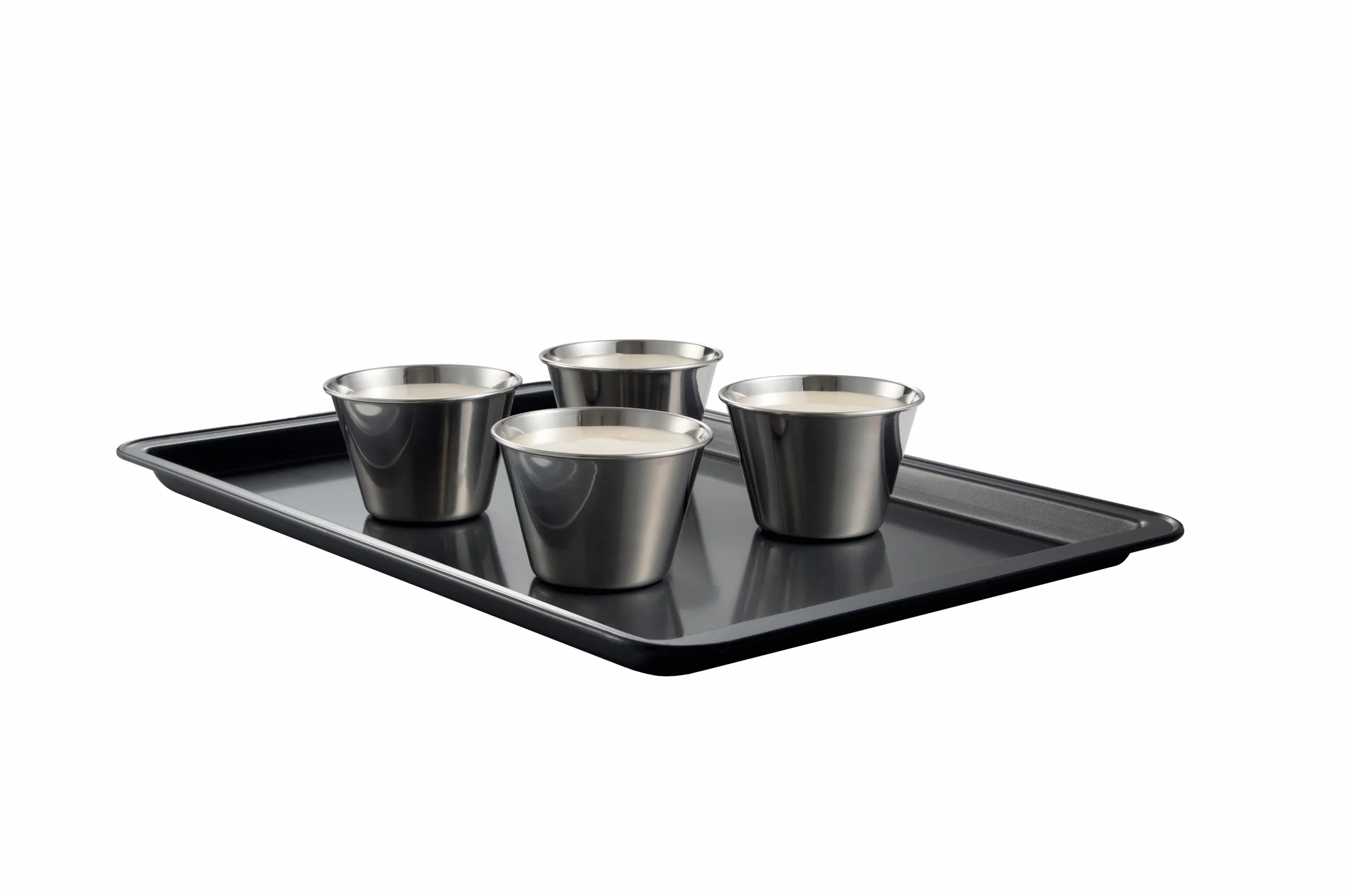 Tescoma GrandCHEF Kubki do panna cotta ze stali nierdzewnej 4 szt