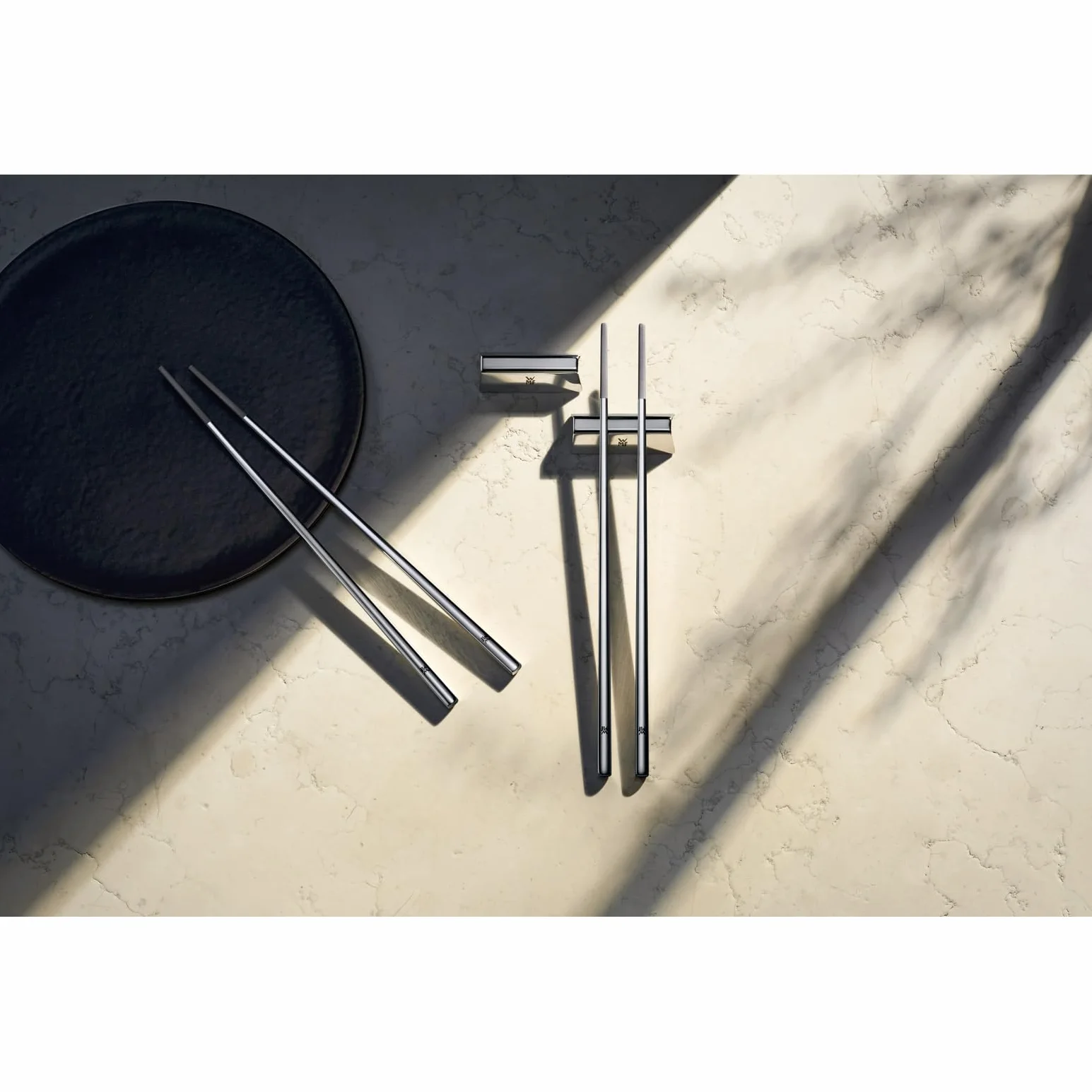WMF Nuova Chopstick 6-częściowy zestaw pałeczek do jedzenia, stal nierdzewna Cromargan, polerowana, do zmywarki