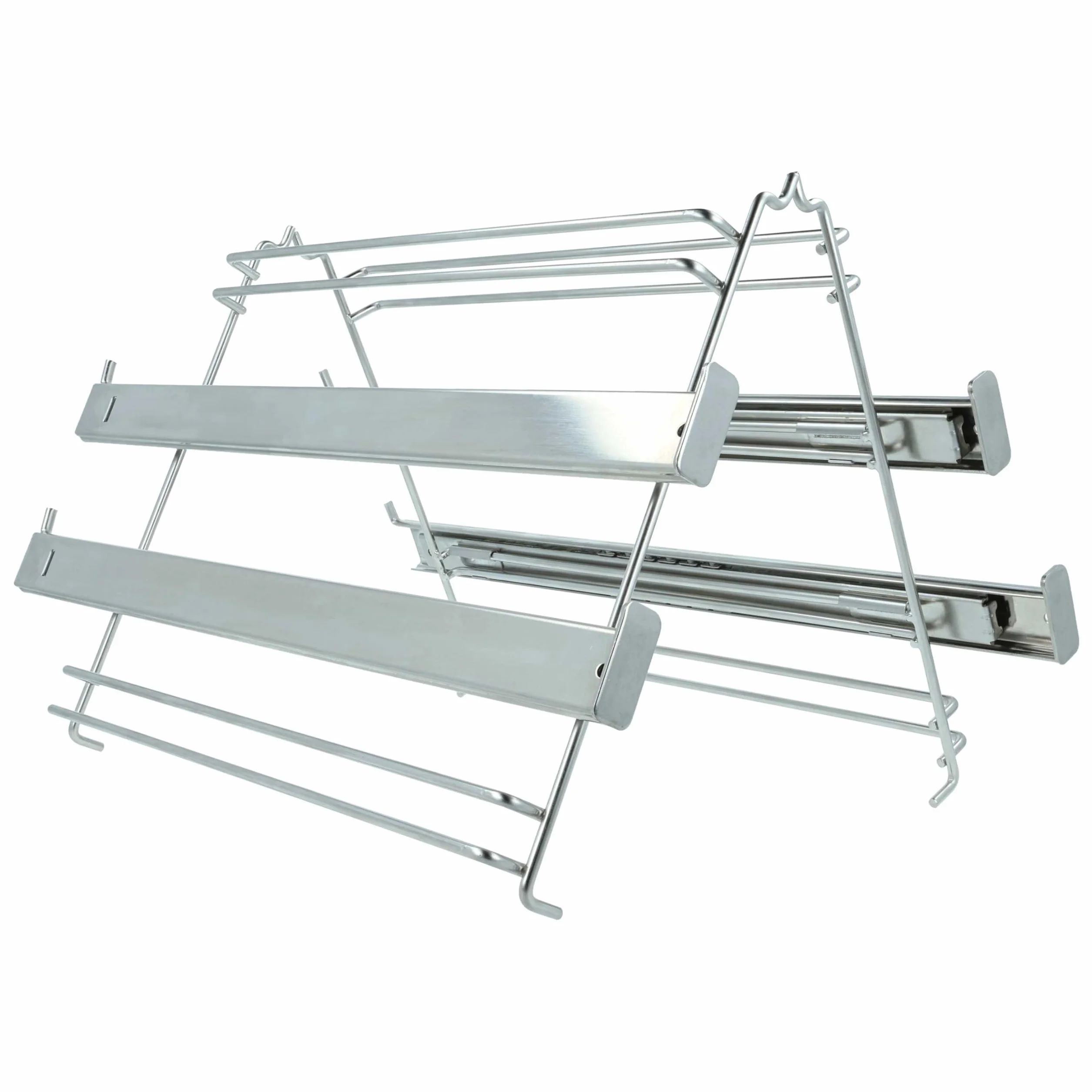 vhbw Zestaw teleskopowy do piekarników Gorenje BO758A31XG, BO75SY2B 2 pary szyn 23,5x27,5x3,5 cm