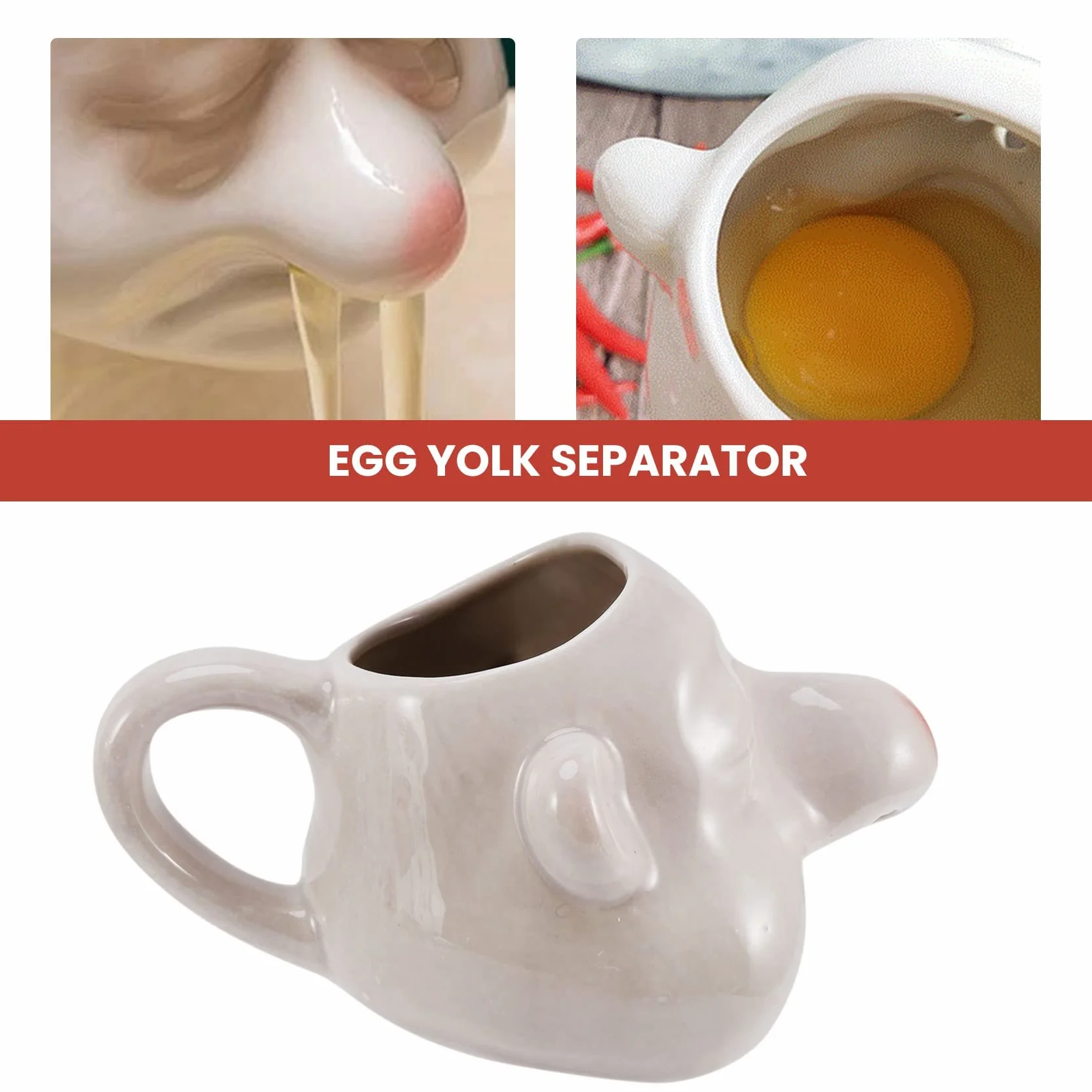 Jevina Ceramic Nose separator do jajek narzędzie do pieczenia