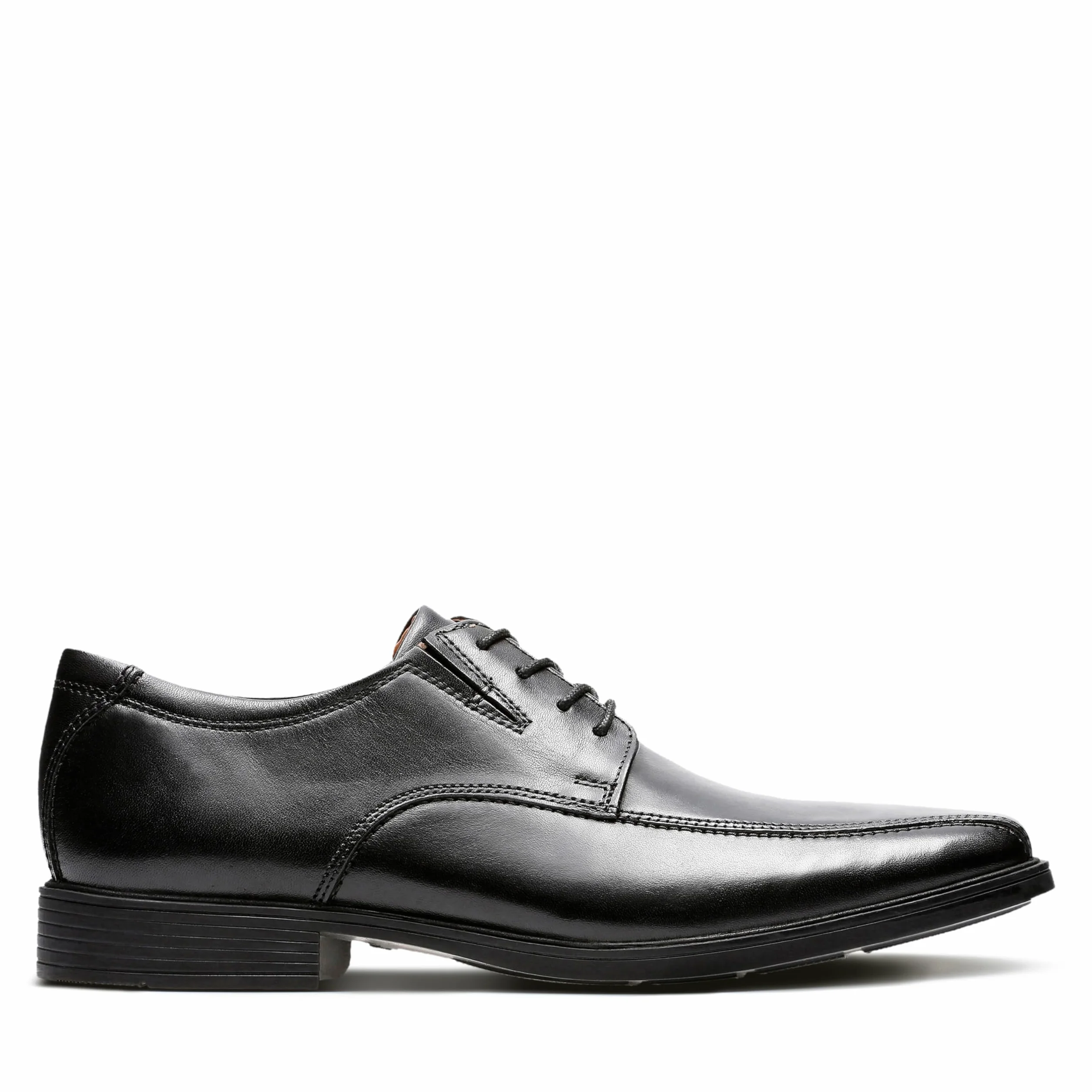Clarks Tilden Walk Mens Black Leather, 10.5