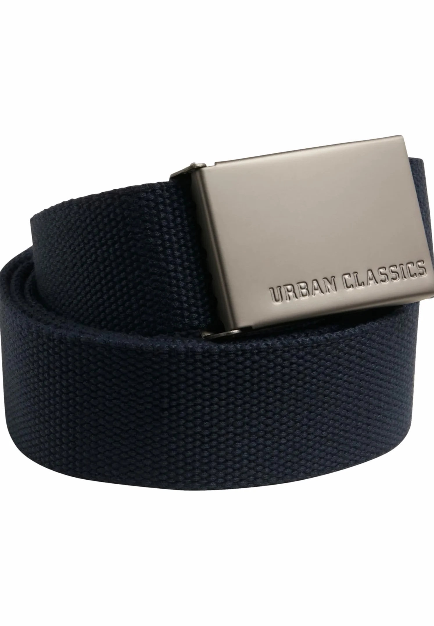 Urban Classics Canvas Belts Pasek Uniseks , Granatowy , 120