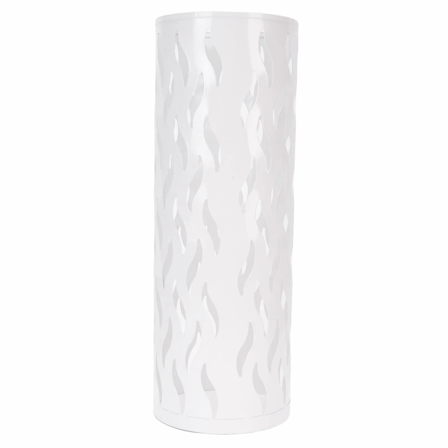 Stojak na Parasole Aluminiowy 17,7 x 5,9 x 5,9 Cala Biały