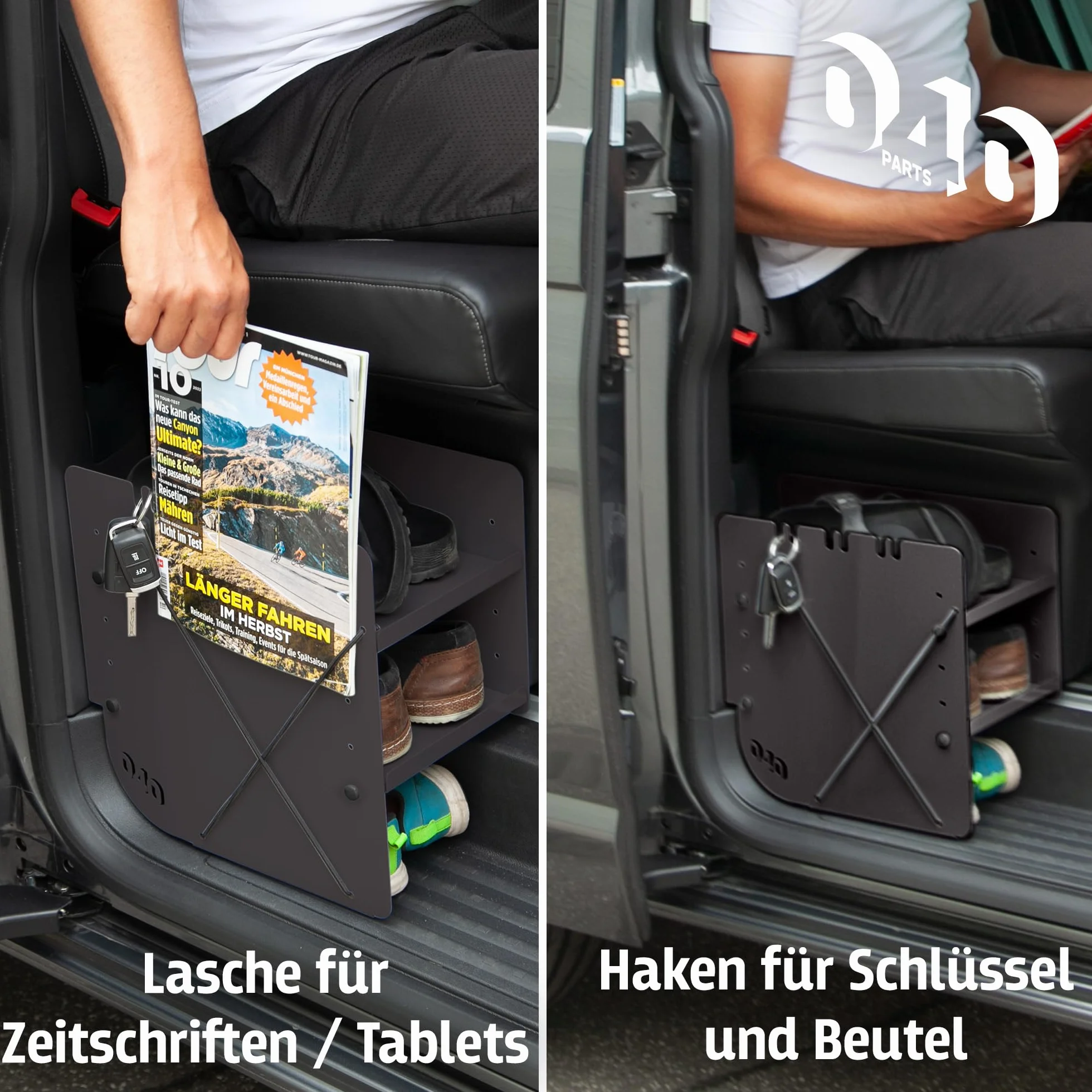 Akcesoria VW T5 T6 T6.1 California Czarny Regał na Buty Organizer Torba