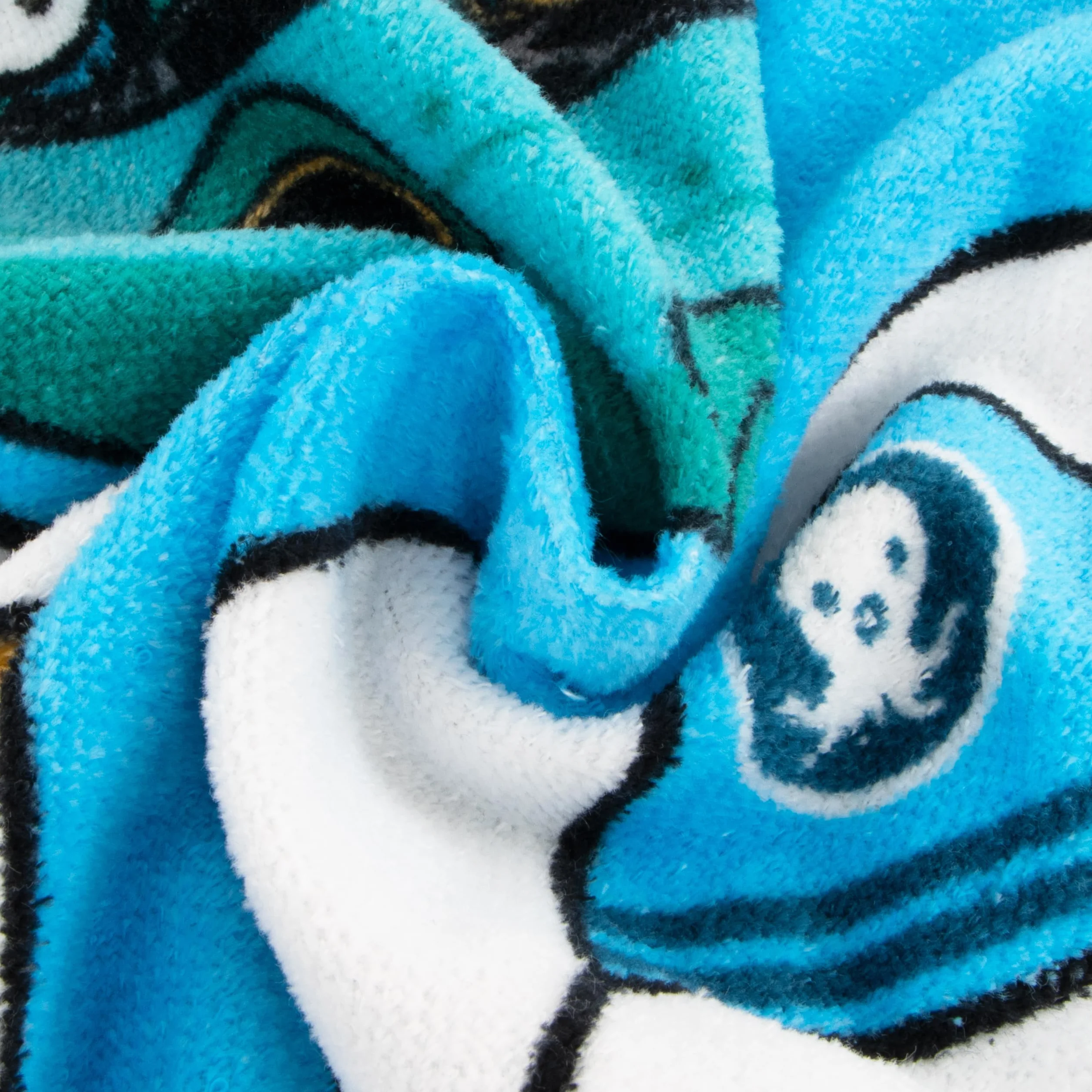 Octonauts Ręcznik z Kapturem Dziecięce Ponczo-Ręcznik Bawełniany Plażowy dla Chłopców Niebieski