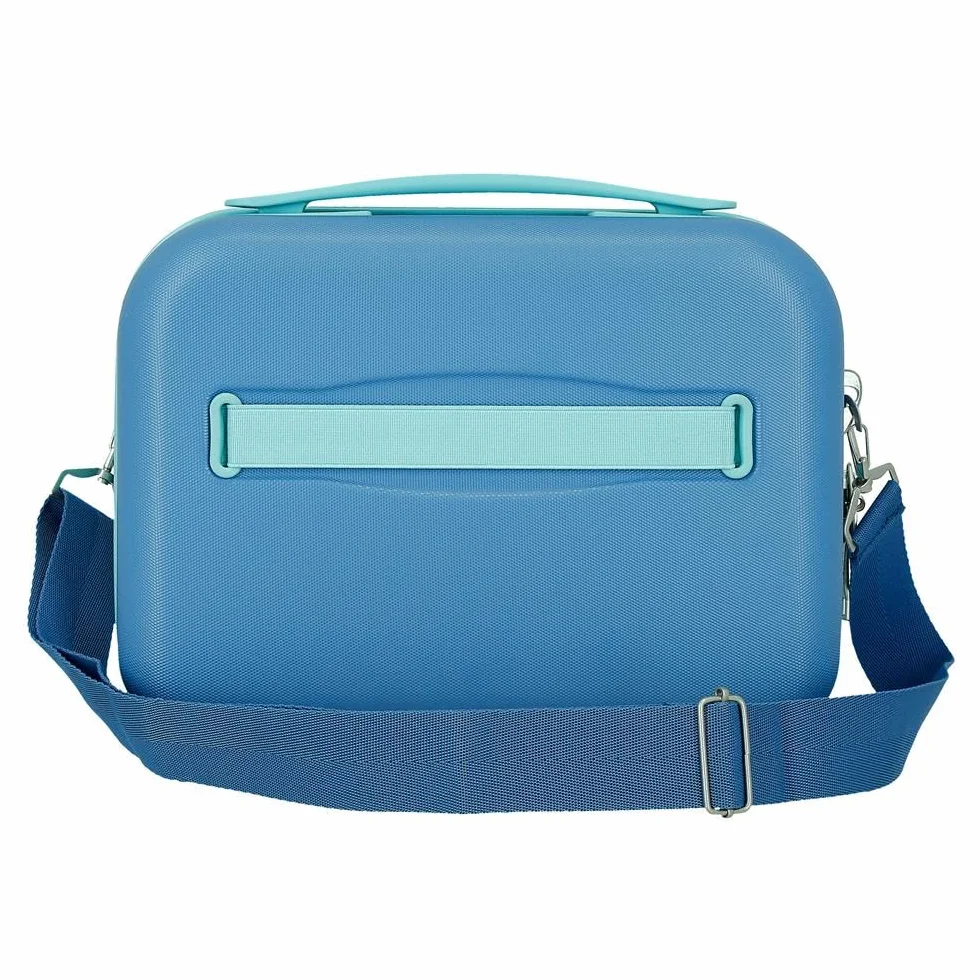 Joumma Disney Travelling with Stitch Nececer adaptowalny niebieski 29 x 21 x 15 cm twardy ABS 9,14 l 2,8 kg, niebieski, jeden rozmiar, krawat, możliwość dopasowania, NIEBIESKI, Jeden rozmiar, Nececer