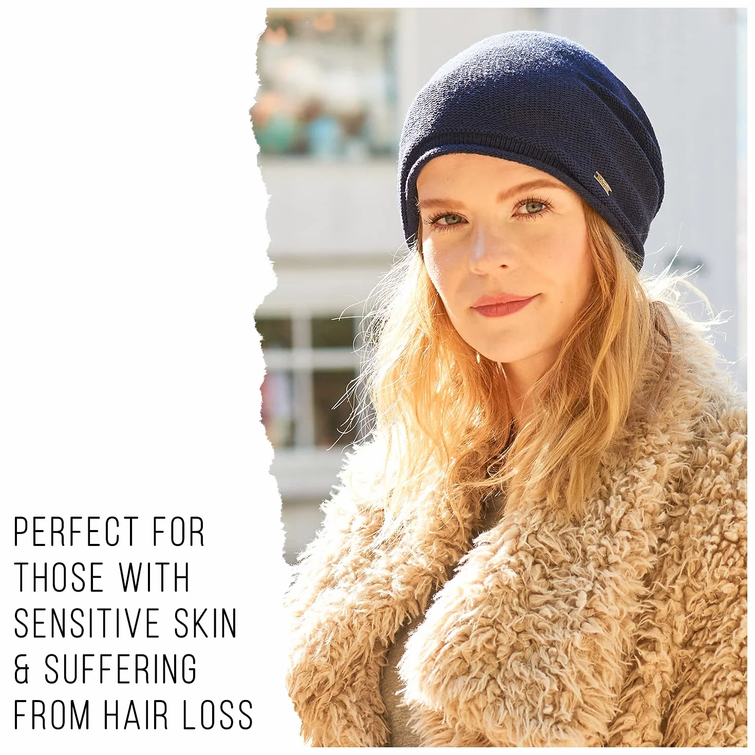CHARM Silk Beanie Hat for Men and Women - Slouchy Oversized Beanies Cap Chemo Hat Perfect for Sensitive Skin