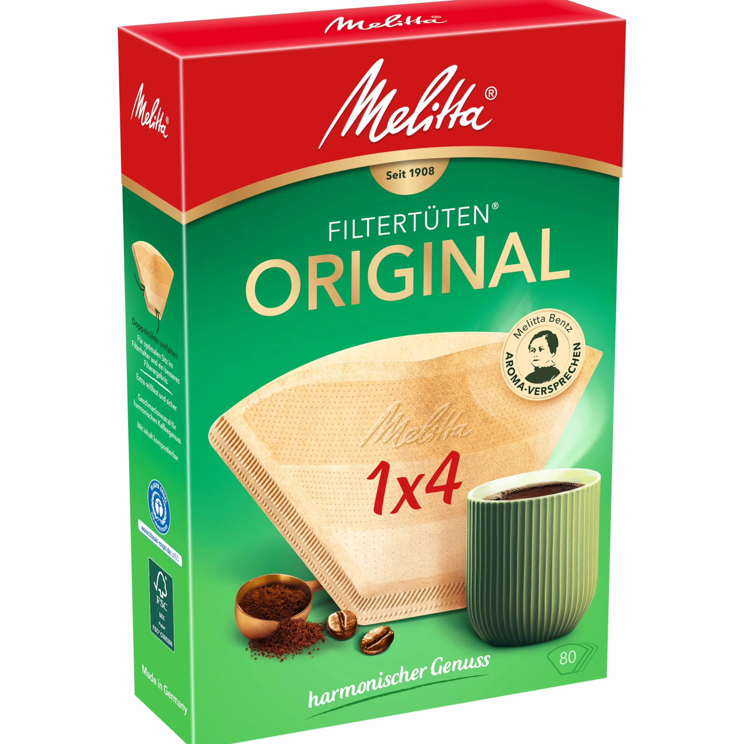 Melitta Aroma Filtry do Kawy, 80 Sztuk