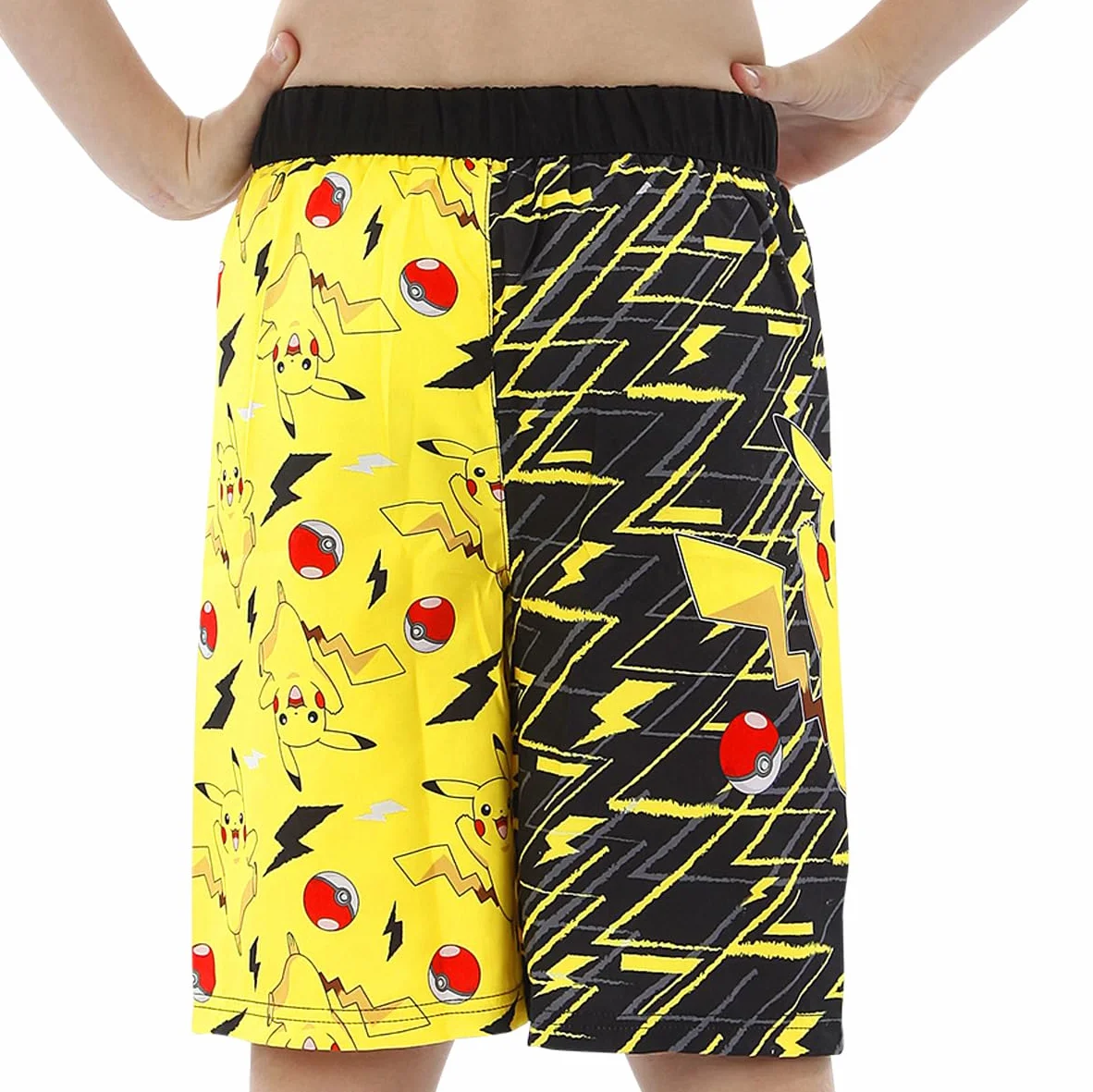Pokemon Pikachu kąpielówki chłopięce | Pikachu kąpielówki dla chłopców | Szorty kąpielowe dla chłopców Pokeball | Szorty kąpielowe dla chłopców