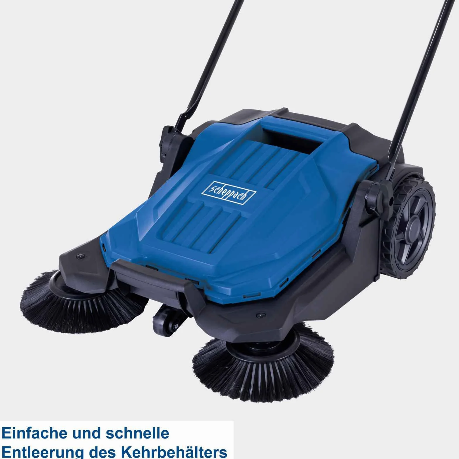 Scheppach Zamiatarka S800 ręczna zamiatarka 650 mm 2600 m²/h 20 l 3 szczotki