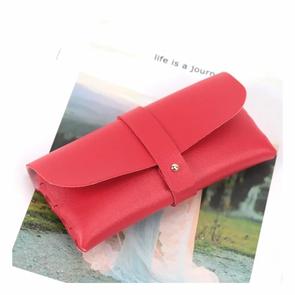 2/6/8 SZTUK Moda Kobiety PU Skórzane Okulary Torba Okulary Do Czytania Okulary Ochronne Etui Etui Etui Ochronne Akcesoria (Biały, 8 SZTUK), biały, rozmiar uniwersalny