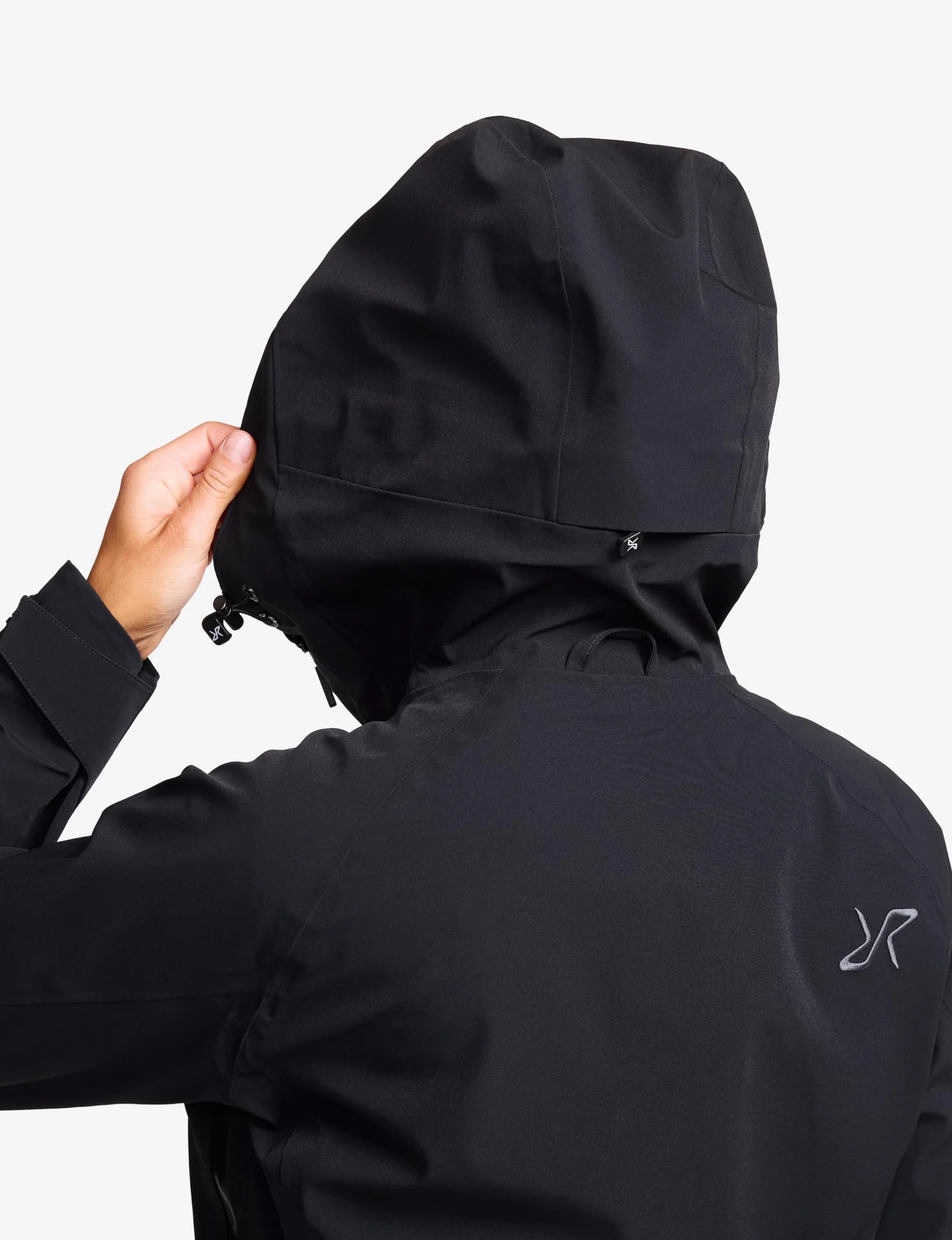 RevolutionRace Cyclone 3L Shell Jacket Damska, Wodoodporna kurtka z reflektorami Recco do wędrówek