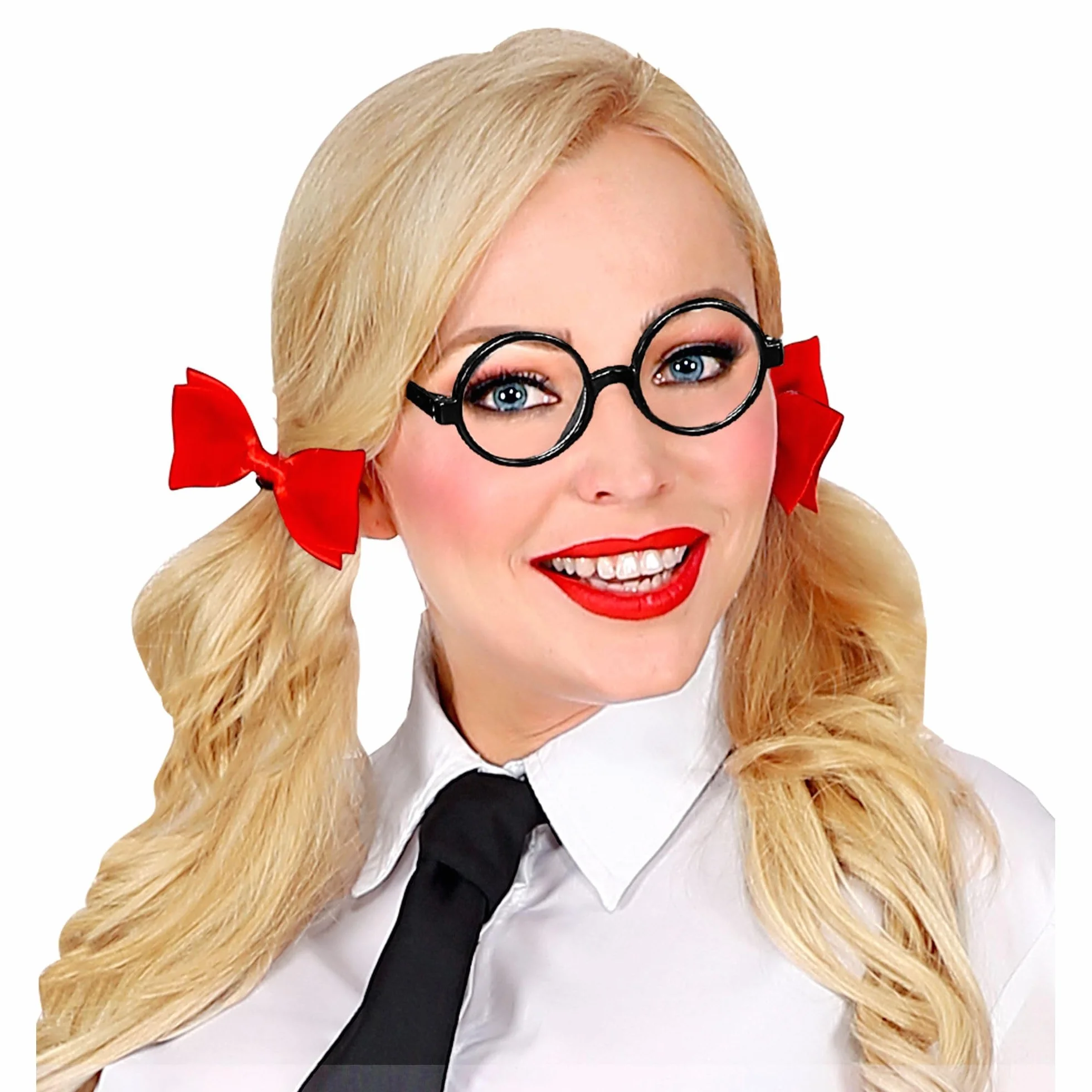 W WIDMANN MILANO Party Fashion 6728H - okulary studenckie, czarne, studenci, czarodziej, karnawał, impreza tematyczna