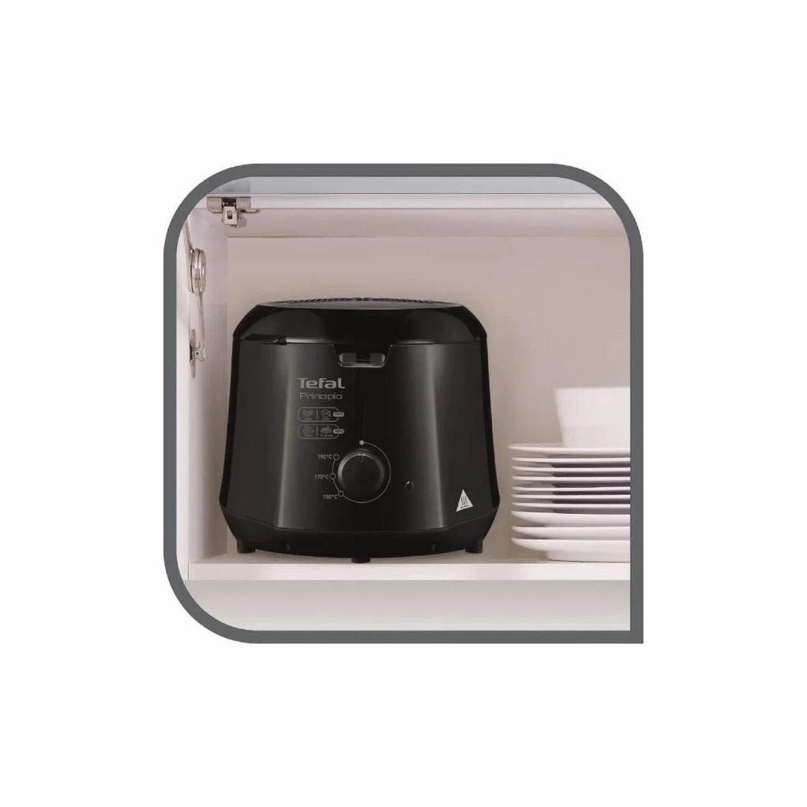 Tefal Principio, FF230831 Frytkownica, 1.2 l, Czarny