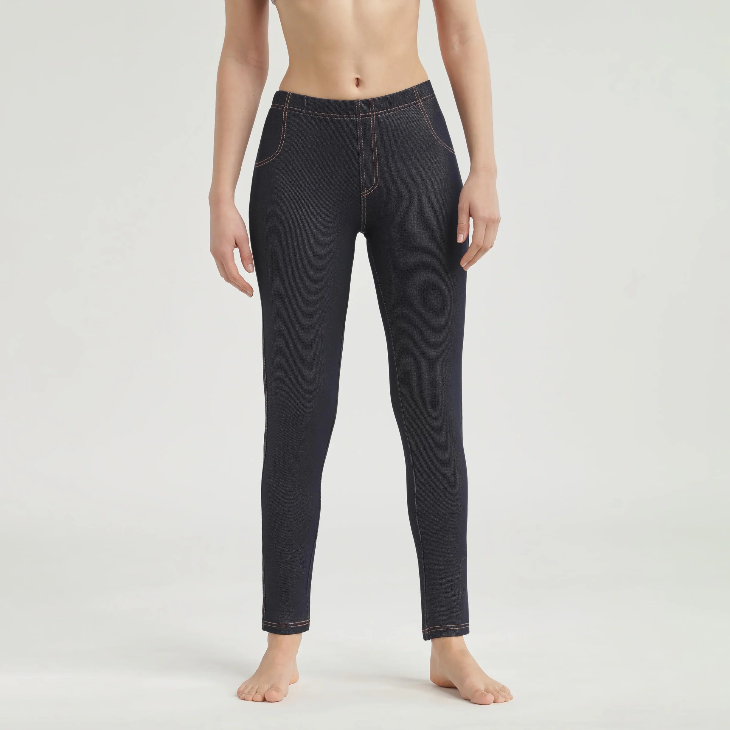 Dim Effet Jean Avec Poches Relax & Go X1 - Legginsy Kobiety