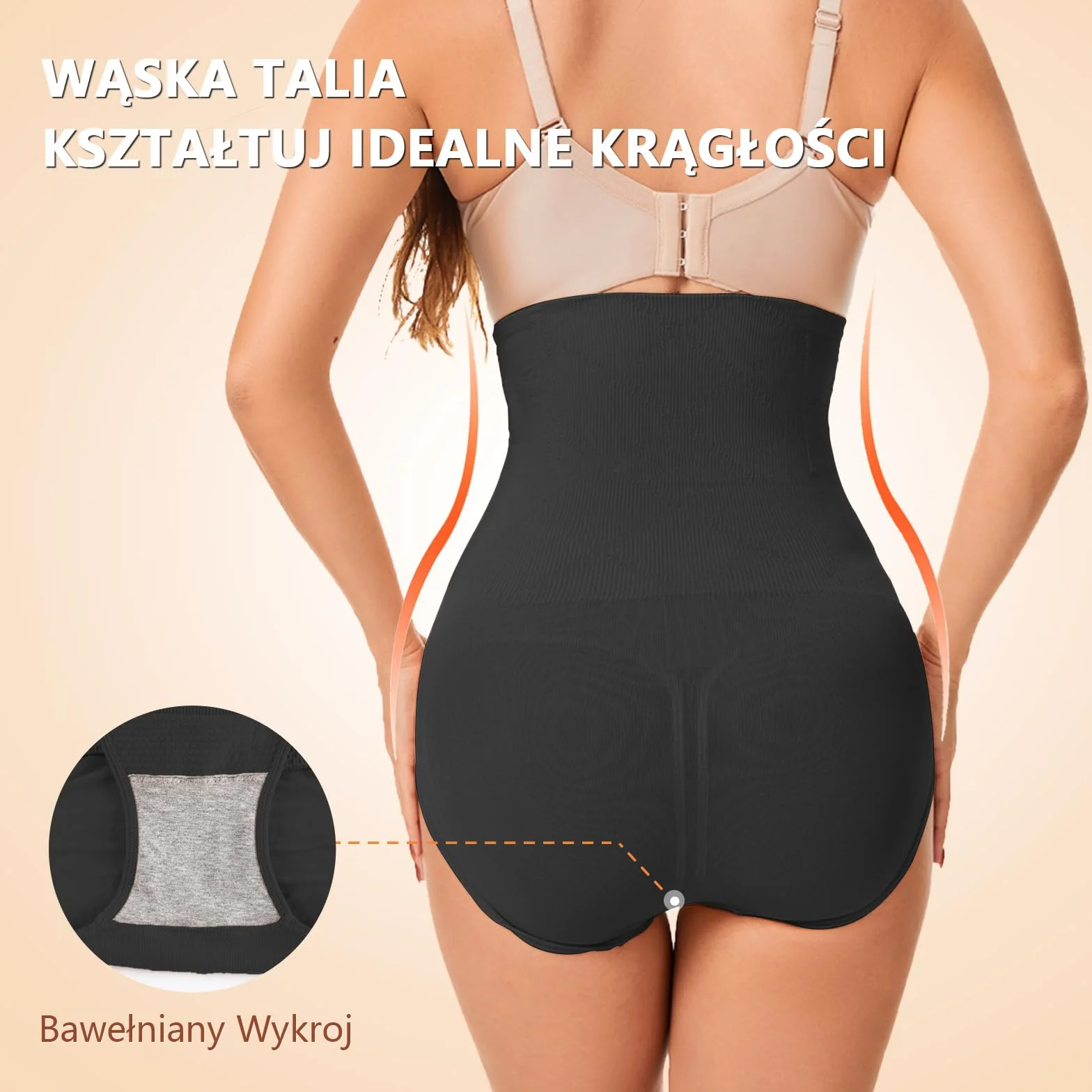 Damskie Majtki Wyszczuplające Bielizna Modelująca Brzuch Shapewear | Wysokim Stanem, Mocna Kompresja, Korygująca Sylwetkę, Rozciągliwe, Oddychające, Po Porodzie, Plus Size