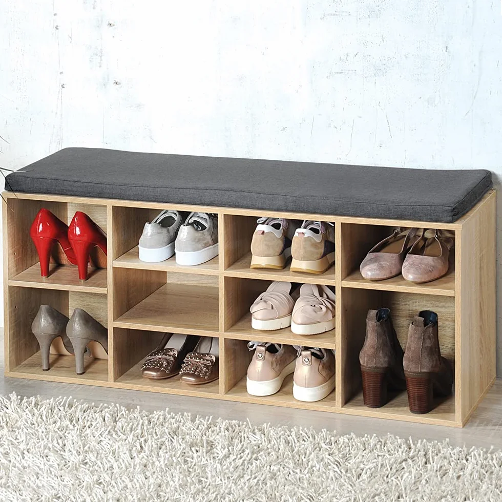 Kesper Szafka na buty z poduszką do siedzenia płyta pilśniowa 103,5x48x29,5 cm brązowy