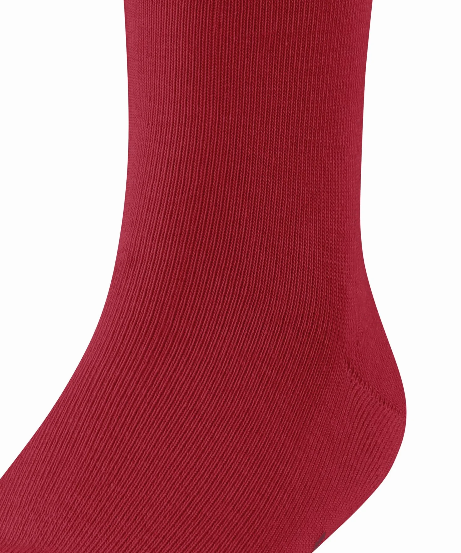 FALKE Uniseks - dzieci Skarpety Family K So bawełna jednokolorowe 1 Para, Czerwony Lipstick 8000, 31-34