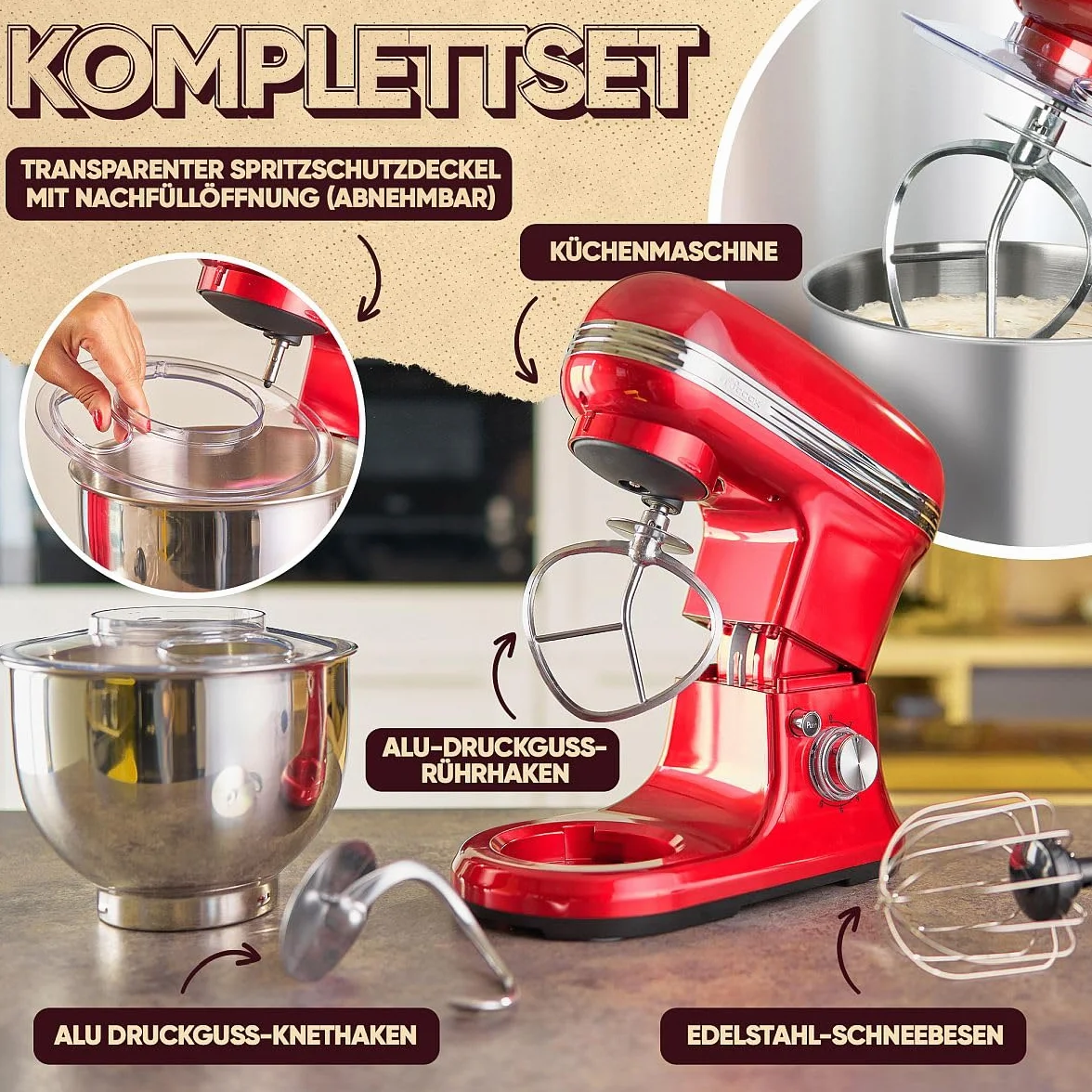 ProfiCook PC KM 1197 Robot Kuchenny 1200 W 5 l