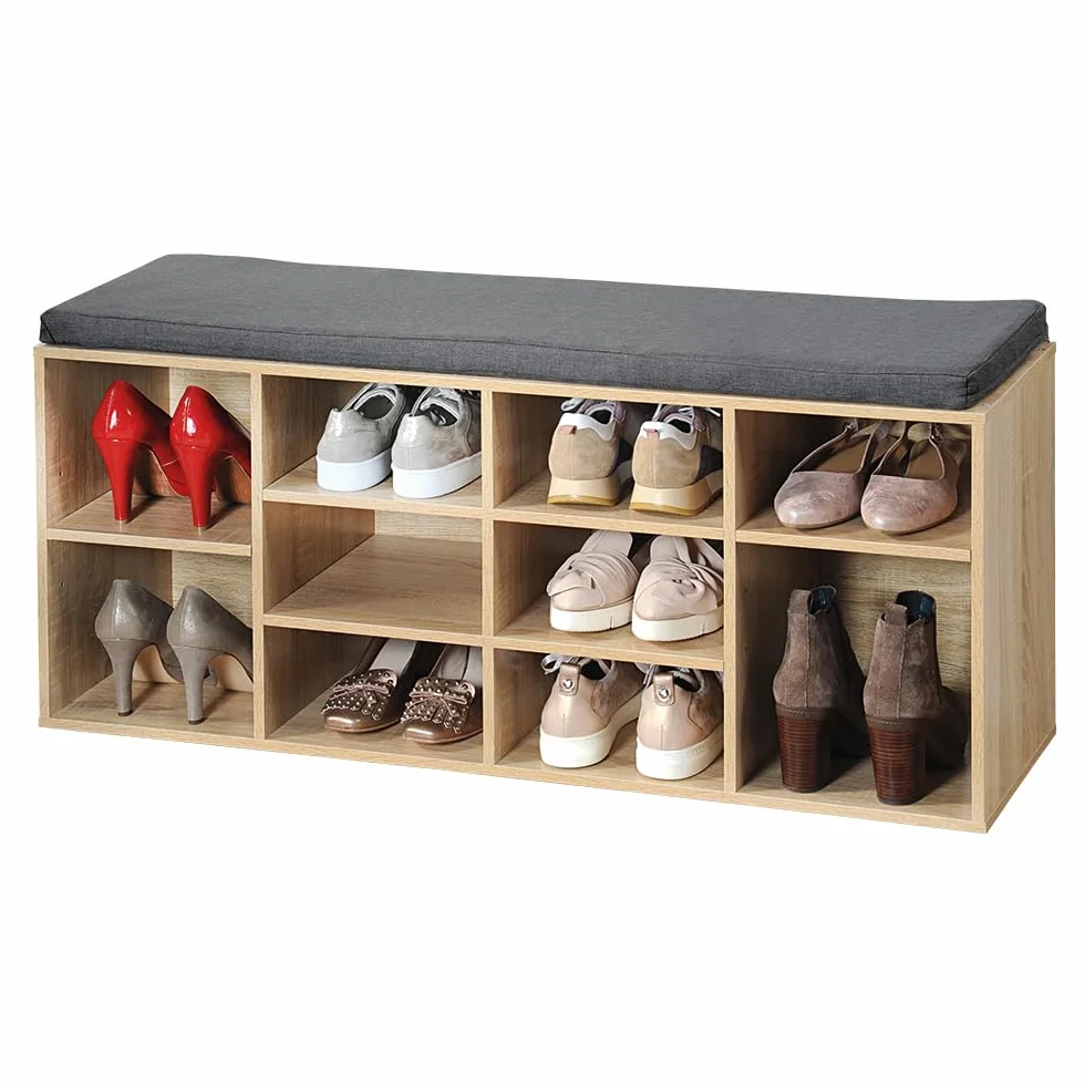 Kesper Szafka na buty z poduszką do siedzenia płyta pilśniowa 103,5x48x29,5 cm brązowy