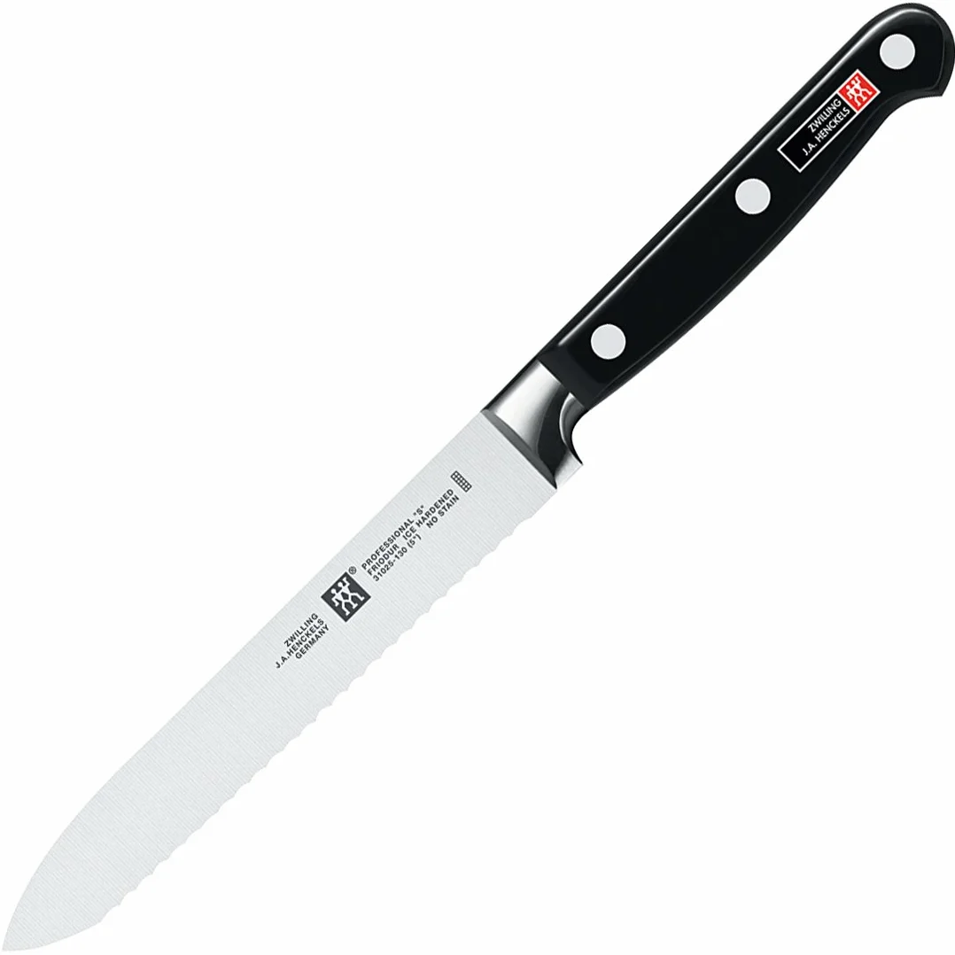 Zwilling Professional S Universalmesser 130 mm, Rostfreier Spezialstahl, schwarz