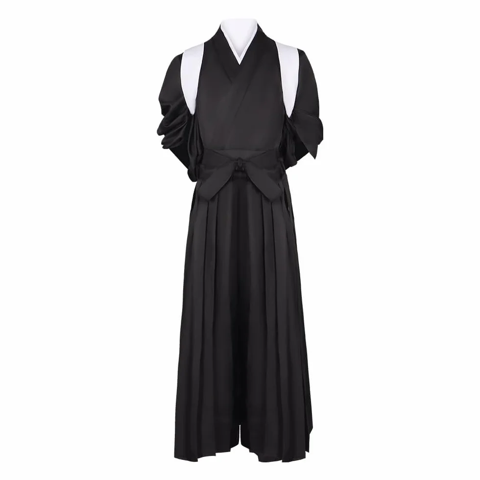 COSDREAMER Japońskie kimono samurajskie męskie tradycyjny mundur Aikido Kendo sztuki walki kostium anime (biały, XL)