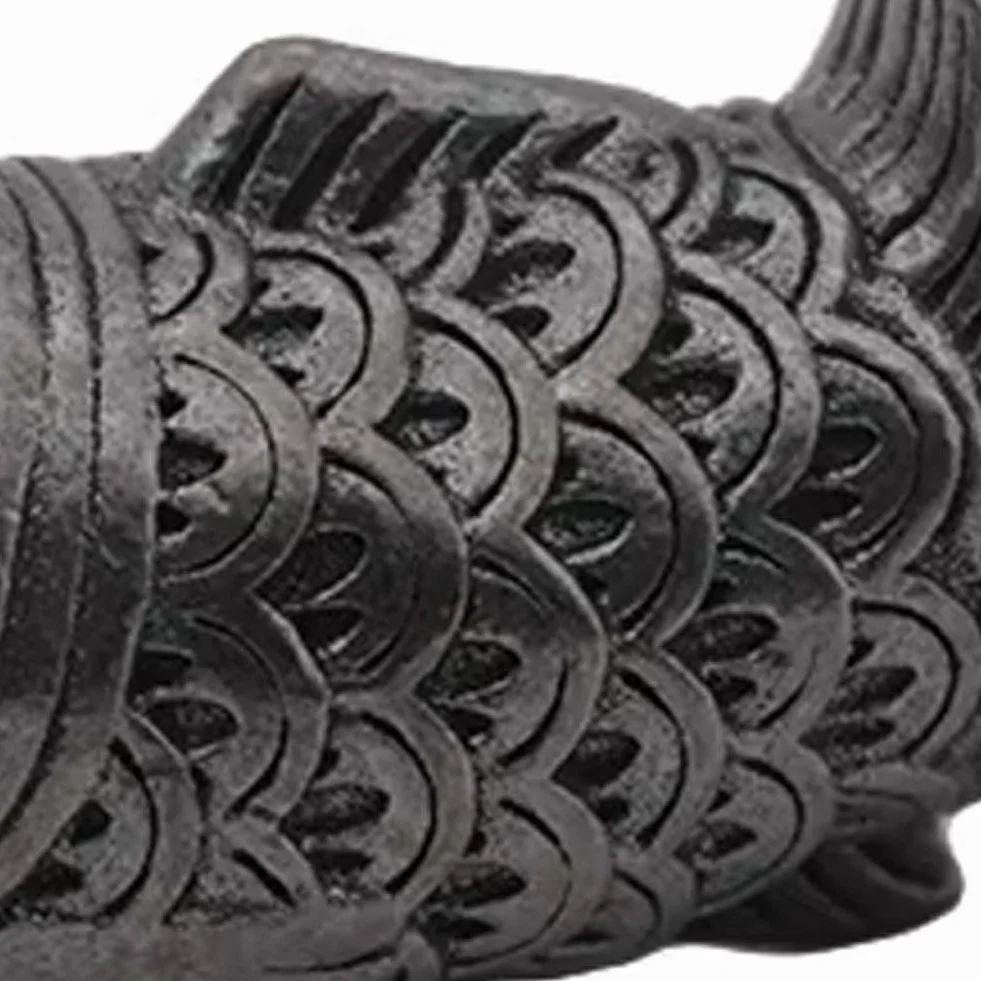 Paracord koralik w kształcie ryby, mosiężny koralik z nożem ze smyczą do naszyjnika, bransoletki, breloka, dekoracja