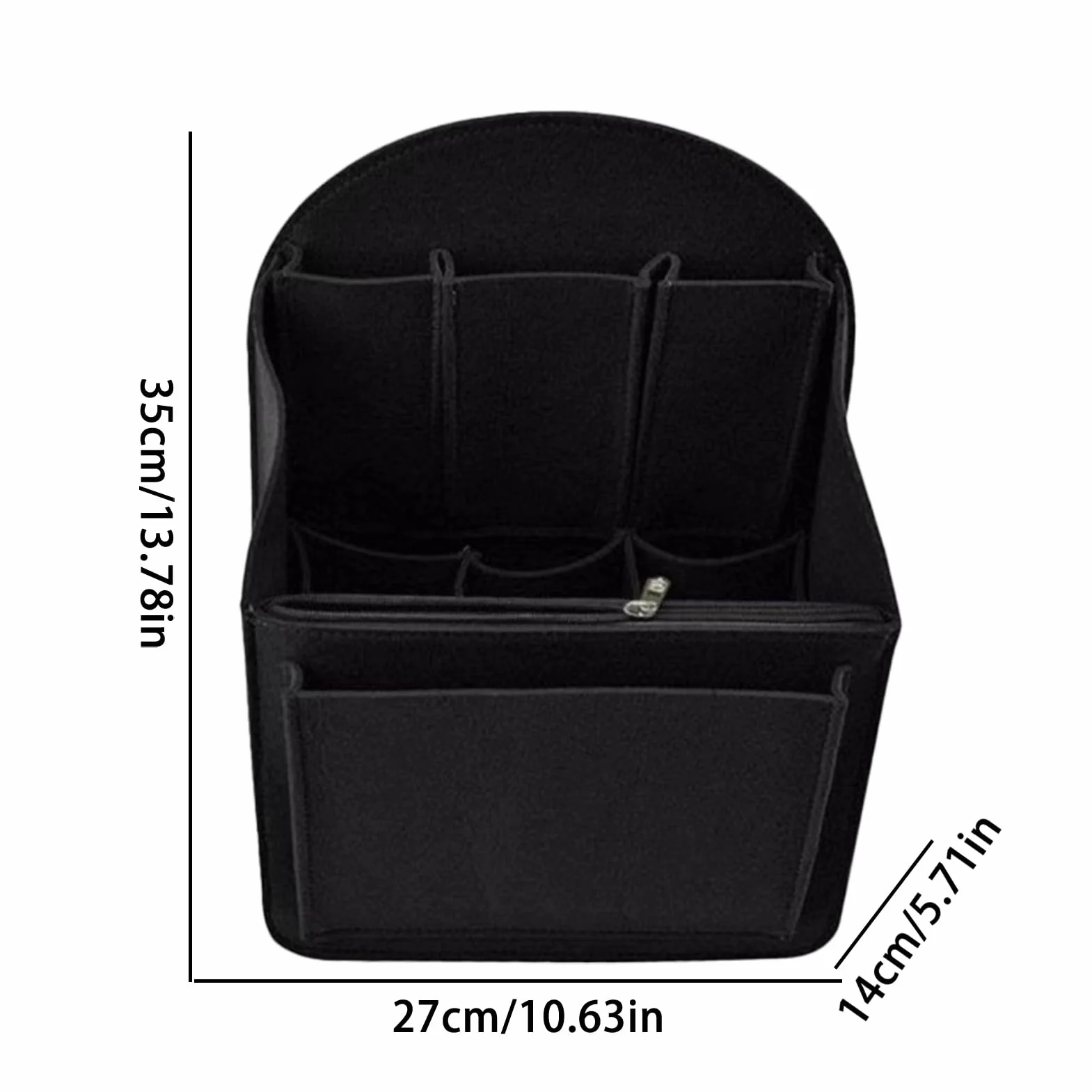 Wkładka do organizera do torby, odporna na rozdarcie filcowa wkładka do plecaka, organizer do torby na ramię, na siłownię, podróż, na zewnątrz, kemping, wędrówki, torba na książki, dla dzieci, kobiet
