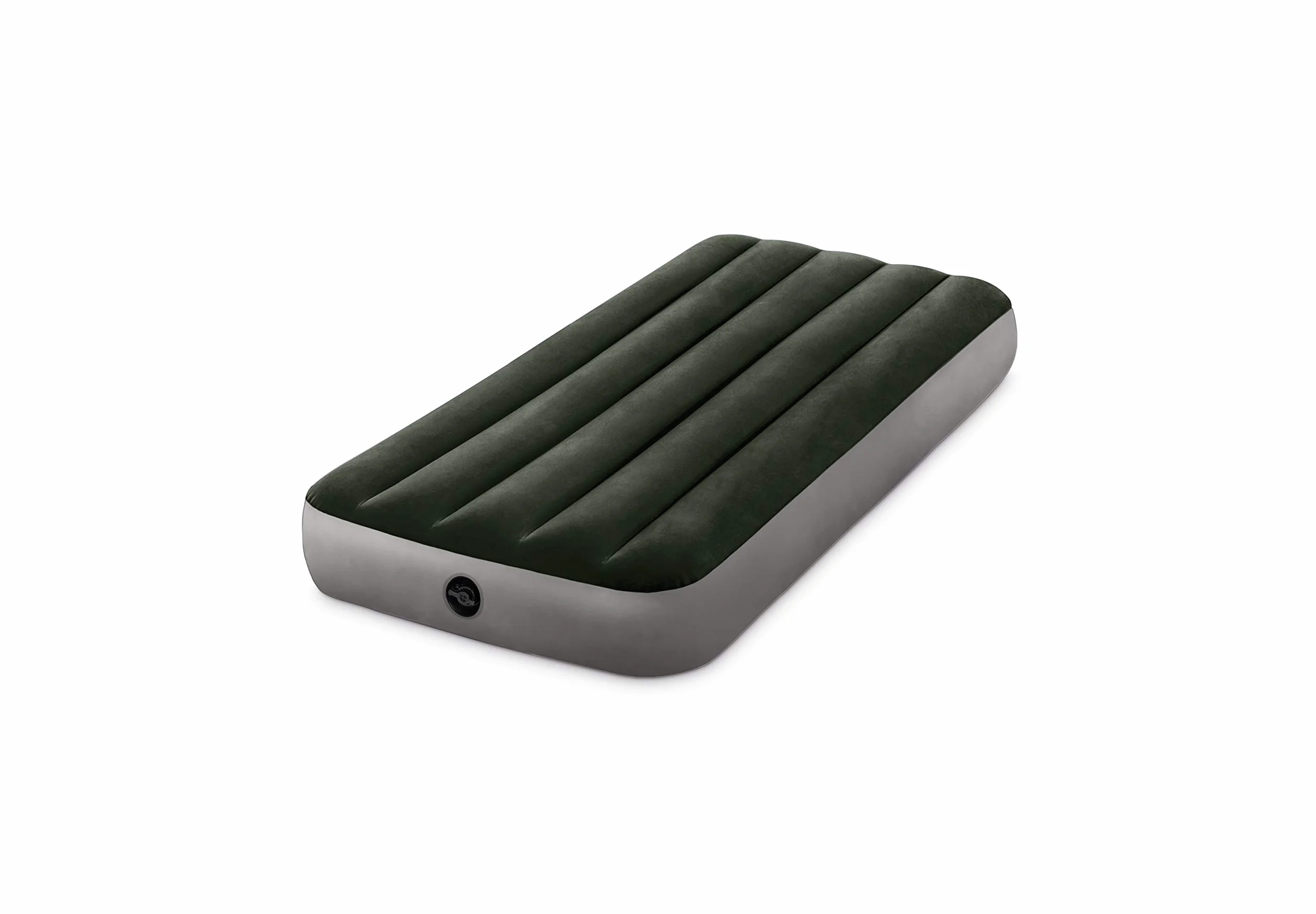 Intex Materac Dmuchany 76 x 191 x 25 cm Szary Czarny
