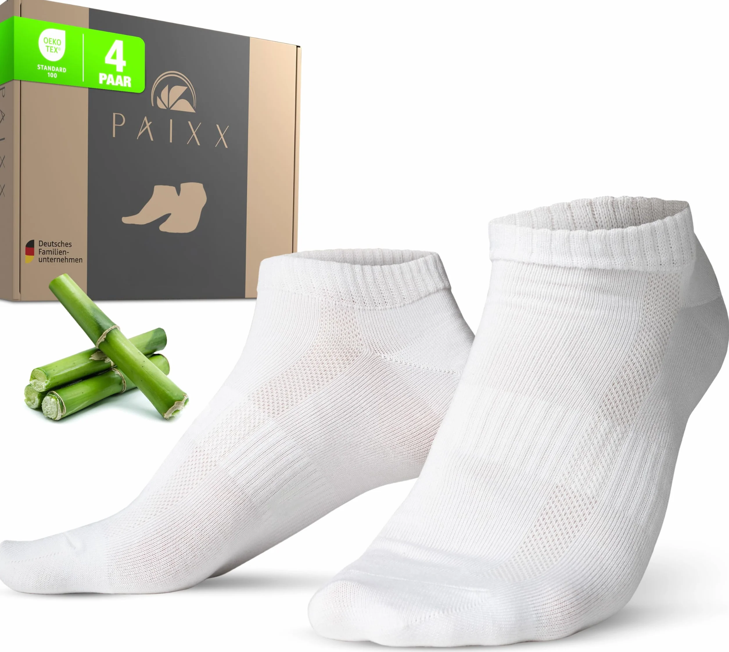 Skarpety bambusowe do sneakersów, zestaw 8 par, rozmiar 43-46 i 39-42, męskie i damskie – oddychające, antybakteryjne skarpety do kostek zapobiegające poceniu się stóp – niestrzępiące się