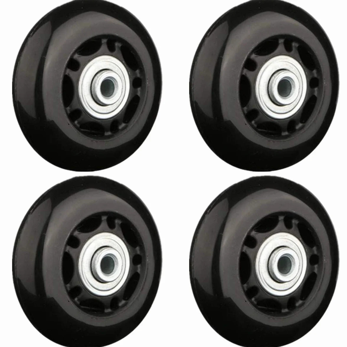 Wymiana kółek bagażowych, Zestaw 4,60x23mm gumowych podkładek tłumiących do kółek bagażowych, walizek, części zamiennych